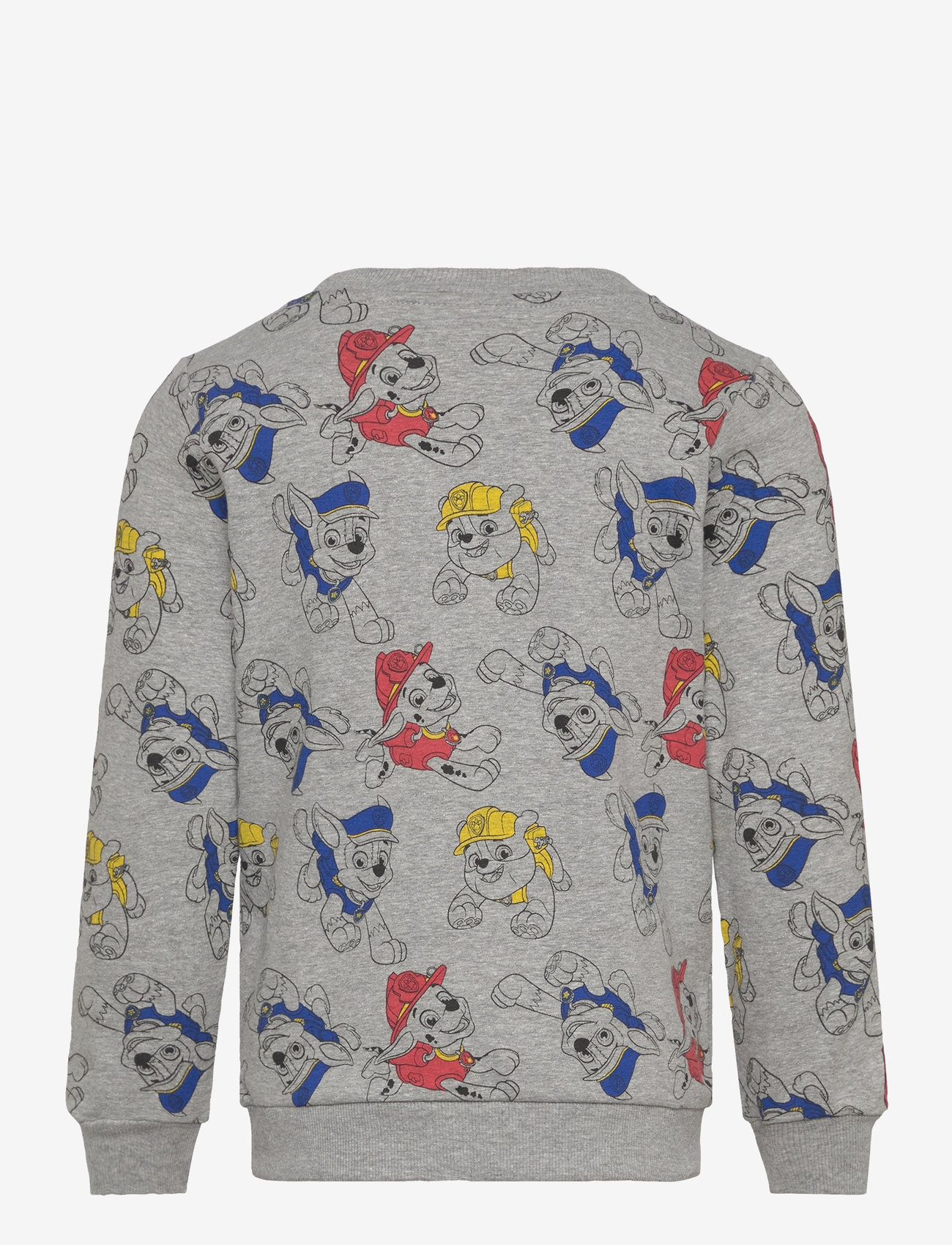 Minymo - Sweatshirt LS AOP - sweatshirts - grey melange - 1