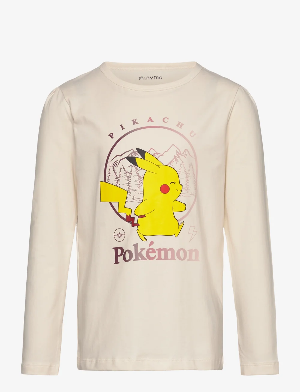 Minymo - T-shirt LS - långärmade t-shirts - eggnog - 0