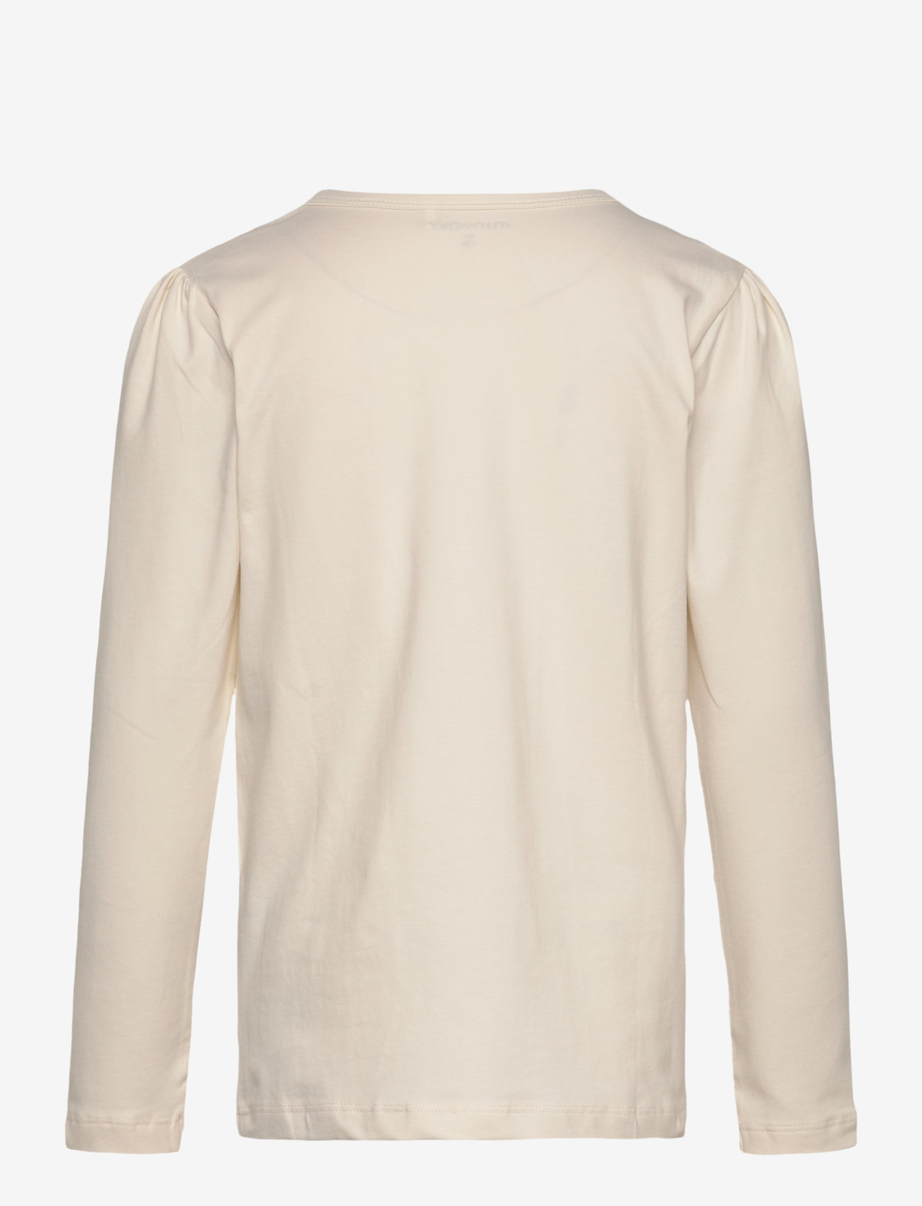 Minymo - T-shirt LS - långärmade t-shirts - eggnog - 1