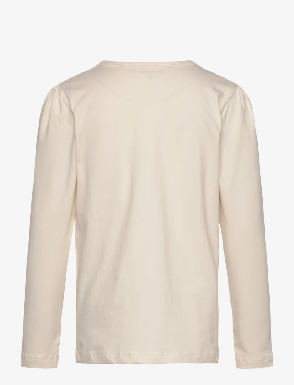 Minymo - T-shirt LS - långärmade t-shirts - eggnog - 1