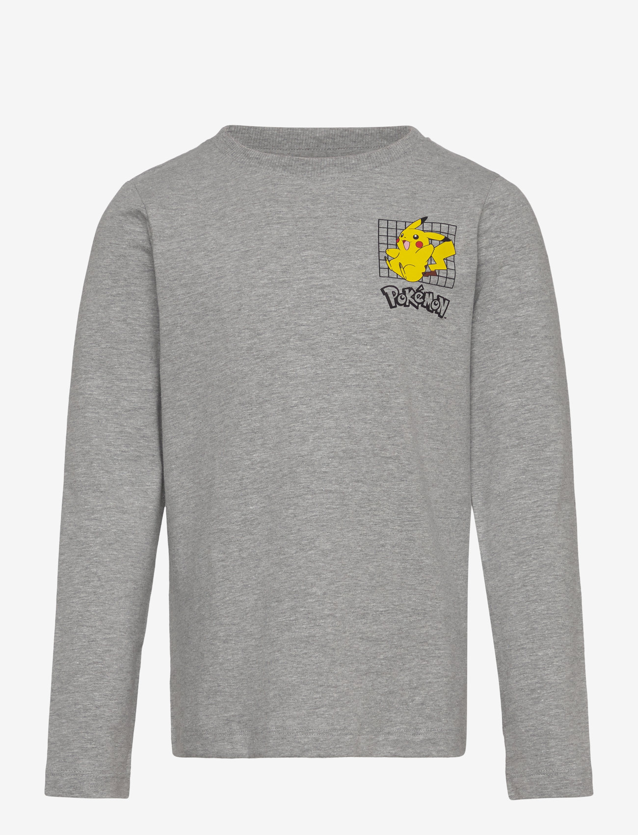 Minymo - T-shirt LS - langærmede t-shirts - grey melange - 0