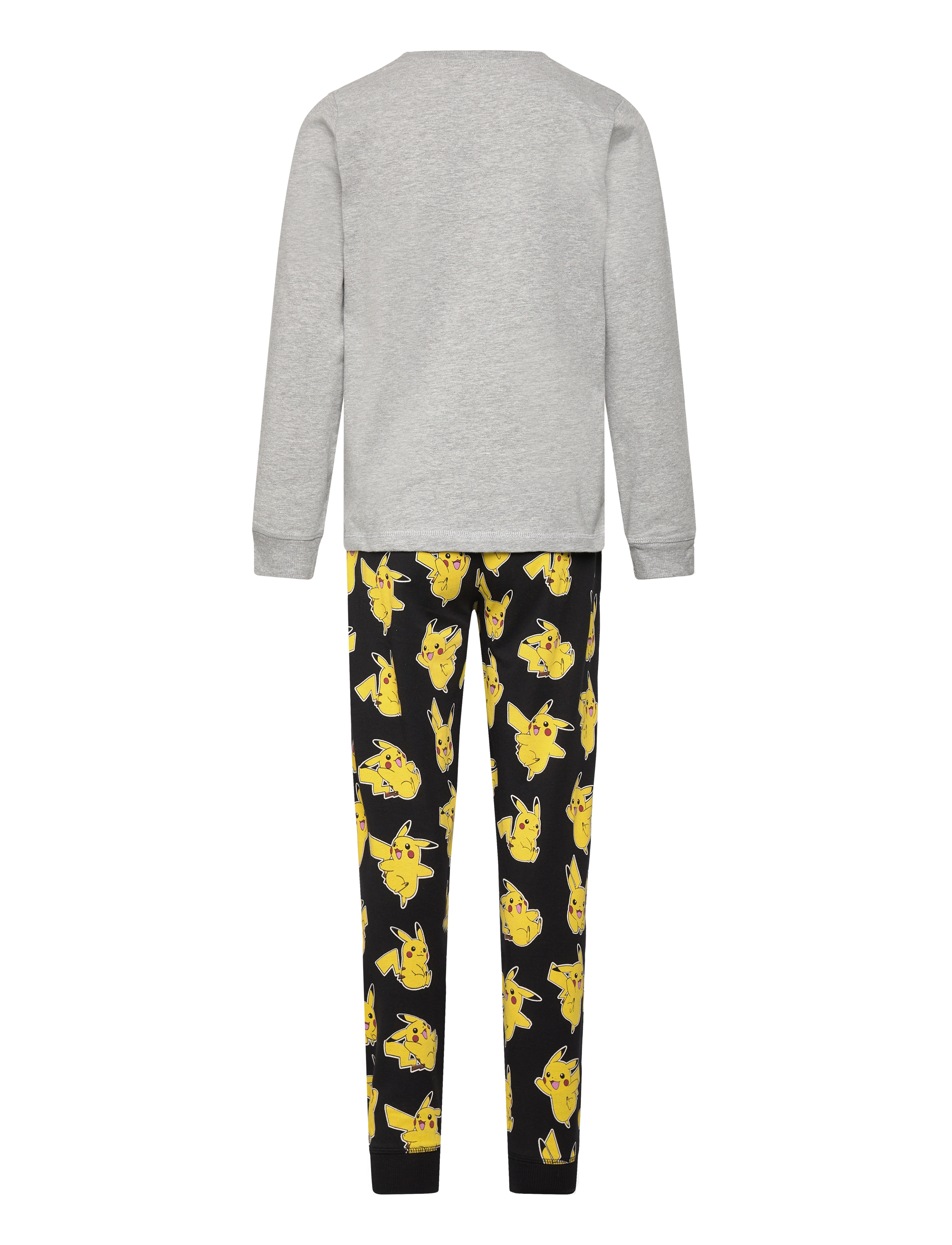 Minymo - Pyjamas LS Set - sets - grey melange - 1