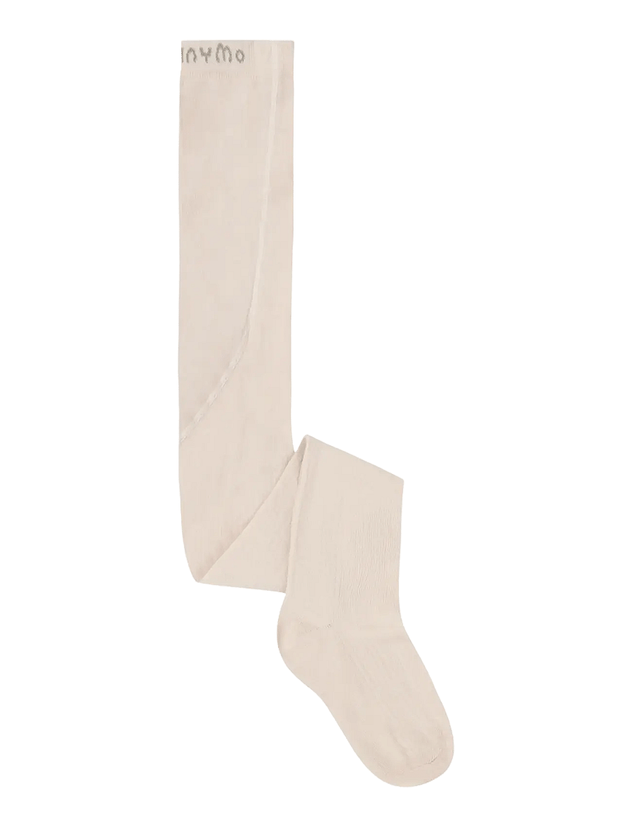 Minymo - Stockings w. pattern (2-pack) - tights - birch - 1