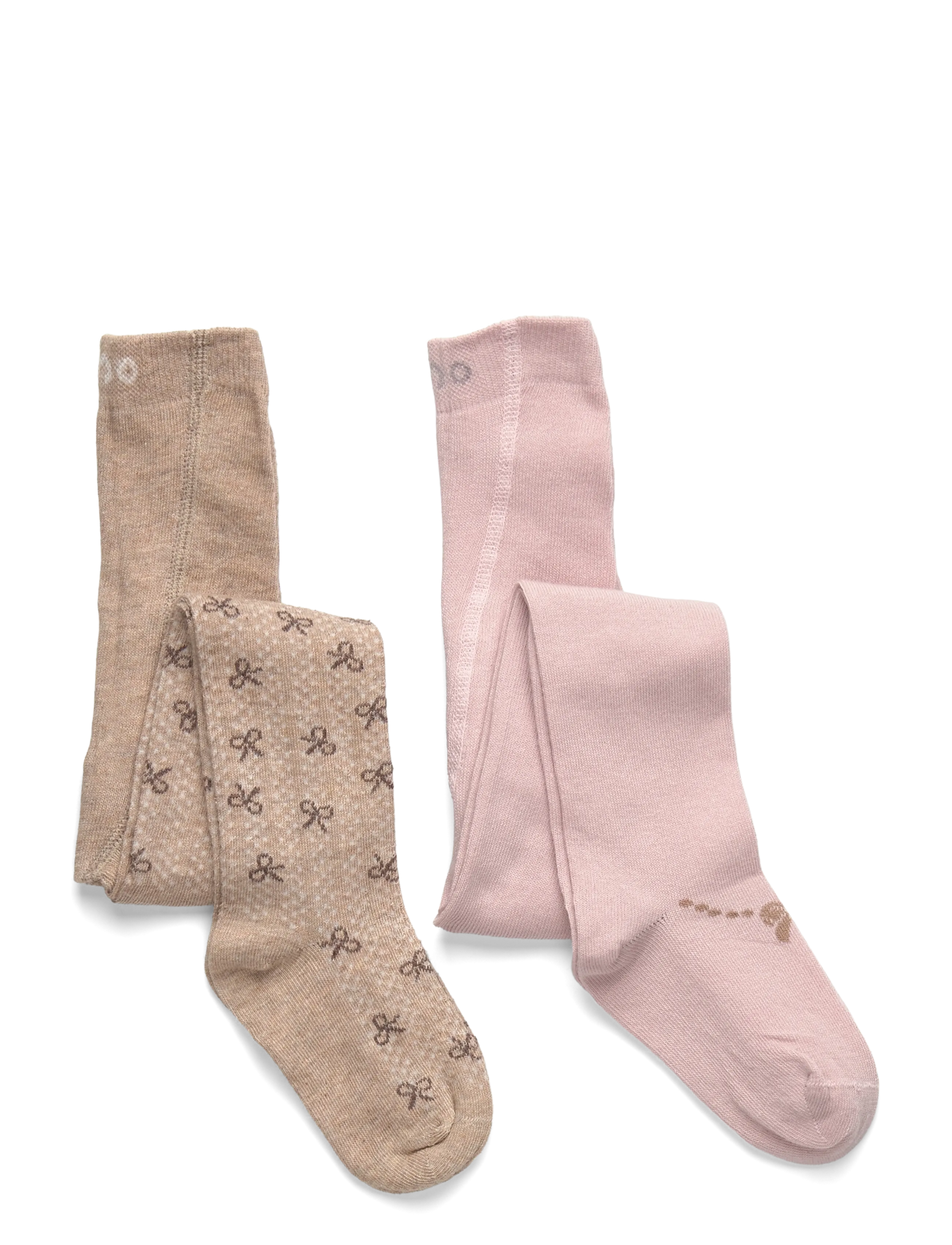 Minymo Stockings W. Pattern (2-Pack), 104H, Multi/patterned, Sokker Og Strømpebukser > Strømpebukser, Børn