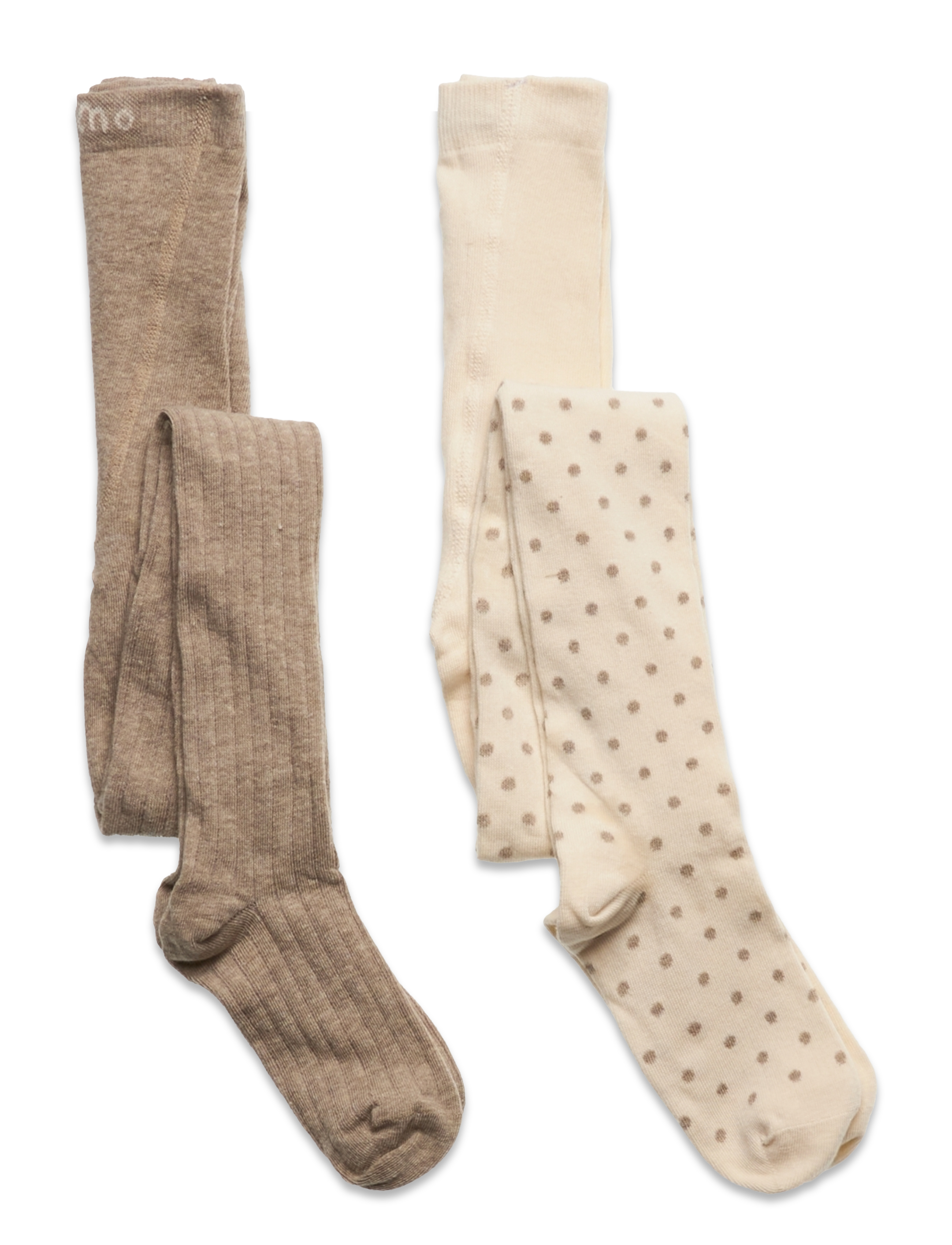 Minymo Stockings W. Pattern (2-Pack), 128\, Multi/patterned, Sokker Og Strømpebukser > Strømpebukser, Børn