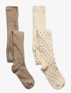 Stockings w. pattern (2-pack), Minymo