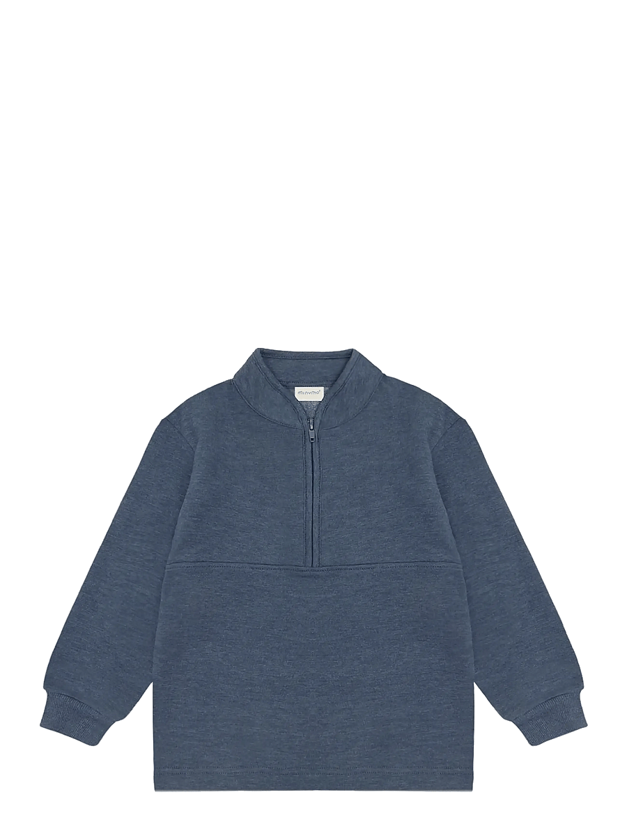 Minymo - Sweatshirt w.zip (2-pack) - sweatshirts - vetiver - 3