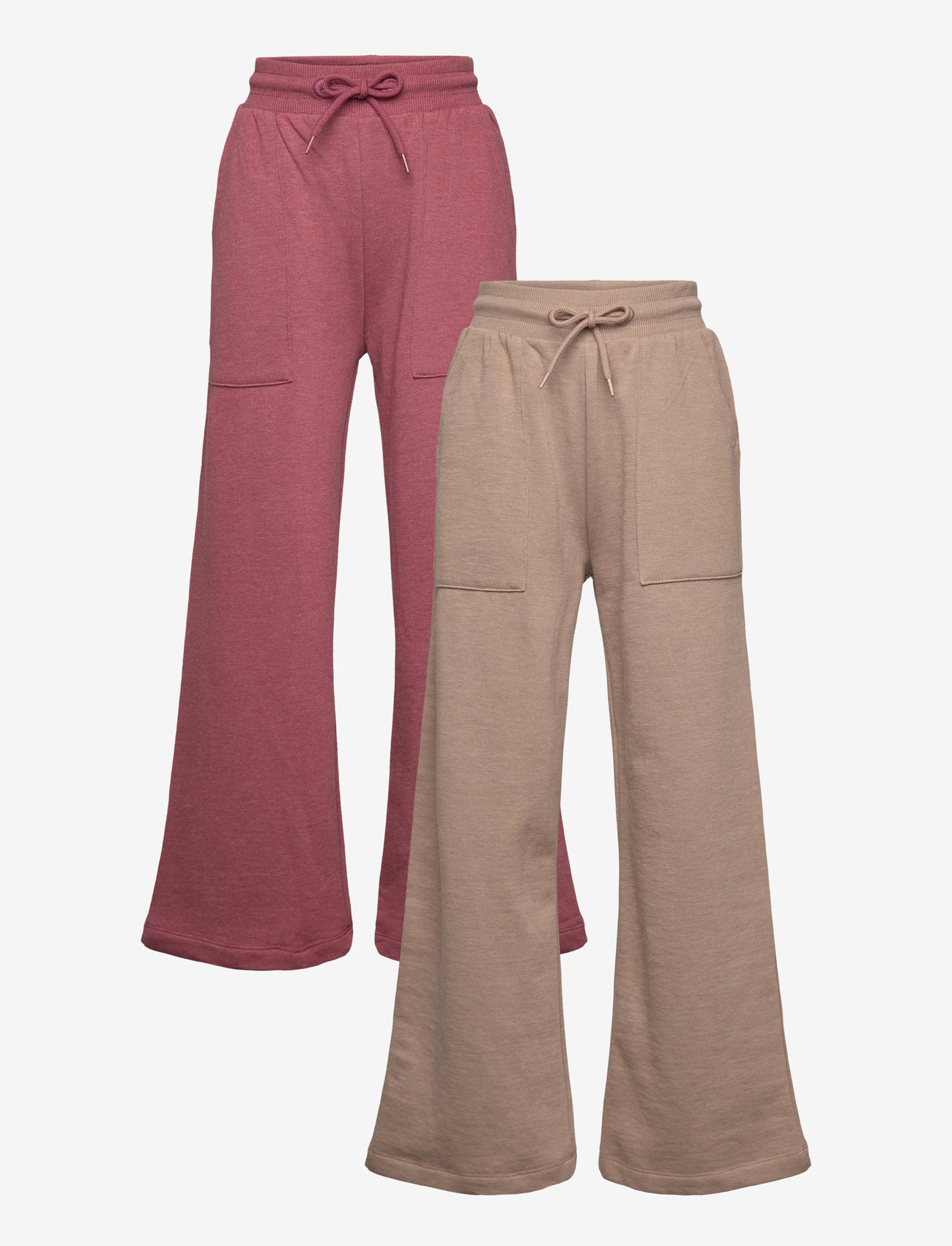 Minymo - Sweat pant (2-pack) - jogginghosen - apple butter - 0
