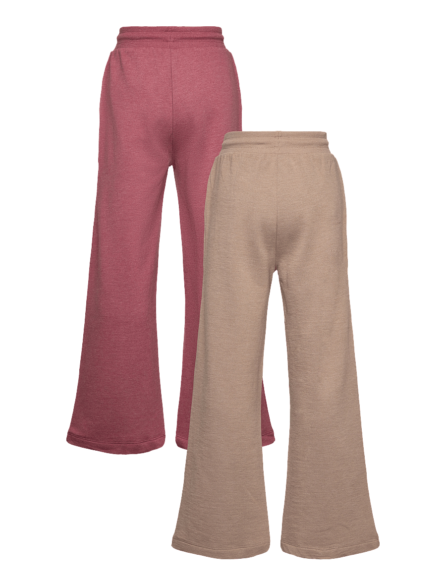 Minymo - Sweat pant (2-pack) - sweatpants - apple butter - 1