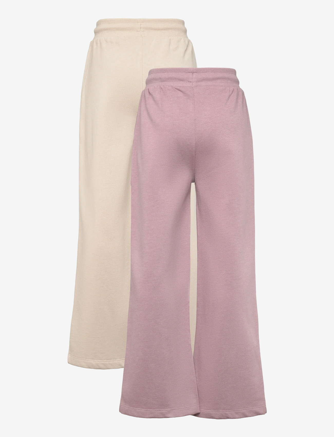 Minymo - Sweat pant (2-pack) - joggingbuxur - elderberry - 2