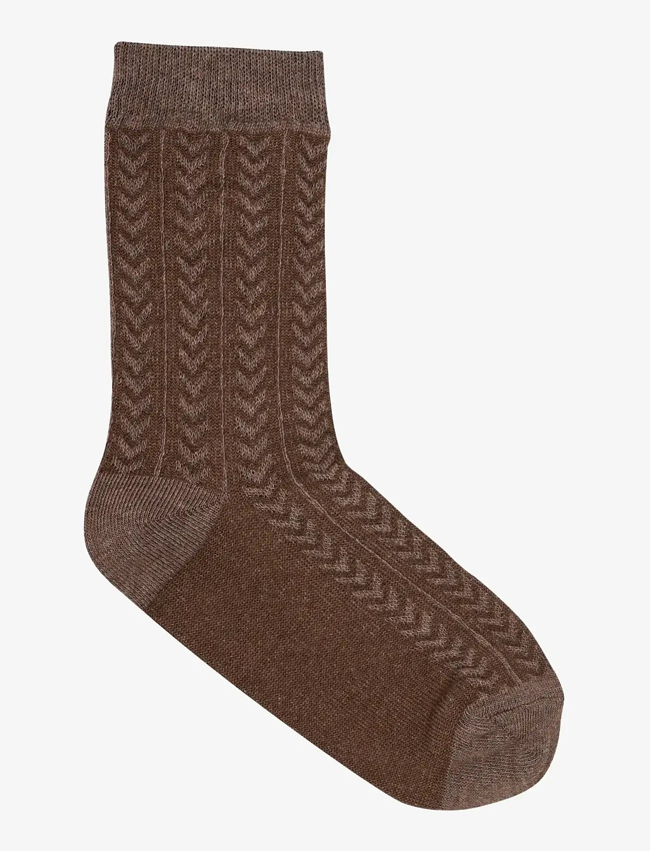 Minymo - Socks w. knit (5-pack) - die niedrigsten preise - red - 2