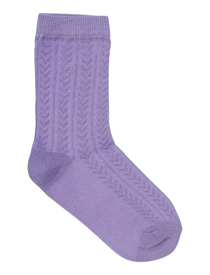 Minymo - Socks w. knit (5-pack) - sokker - red - 3
