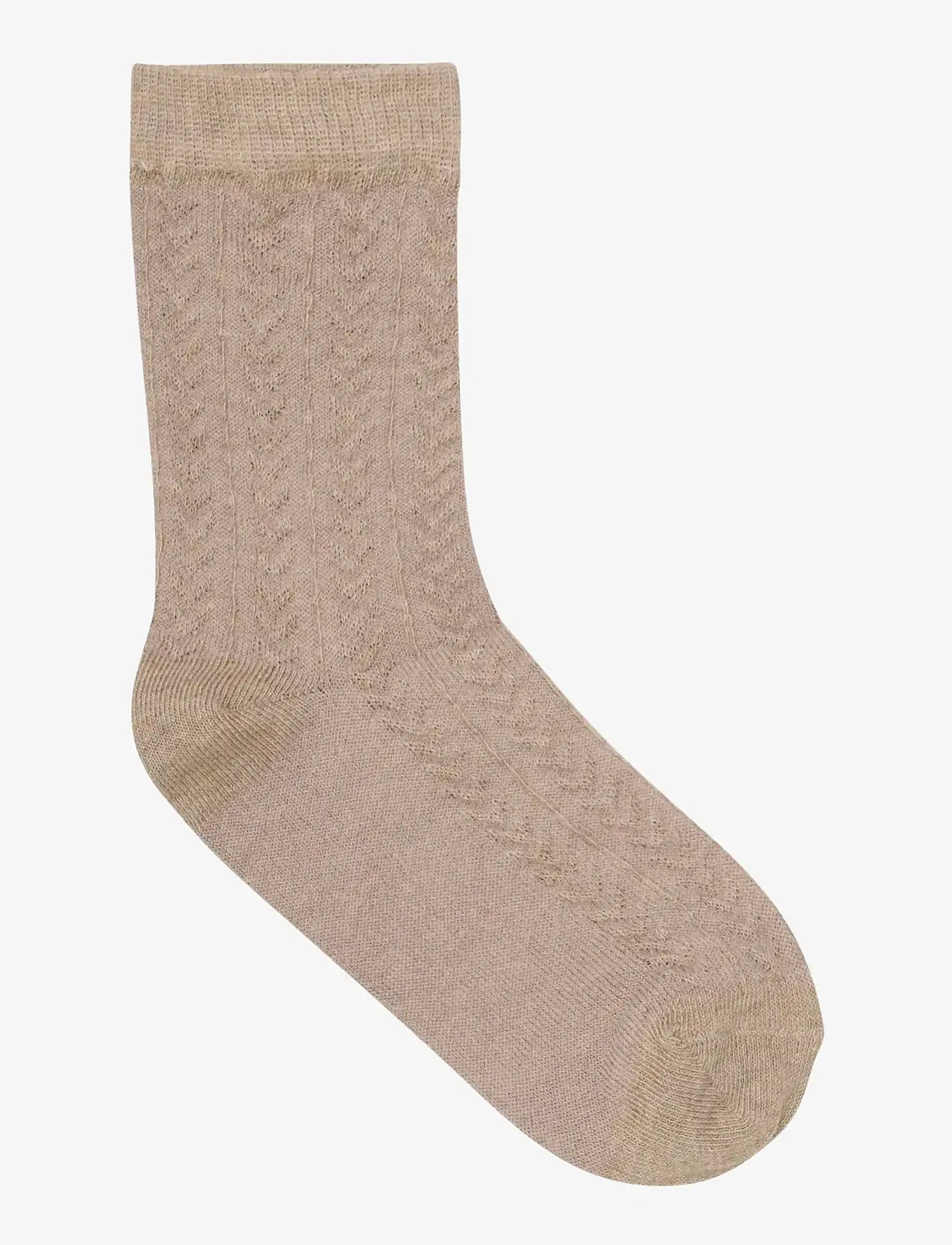 Minymo - Socks w. knit (5-pack) - die niedrigsten preise - red - 4
