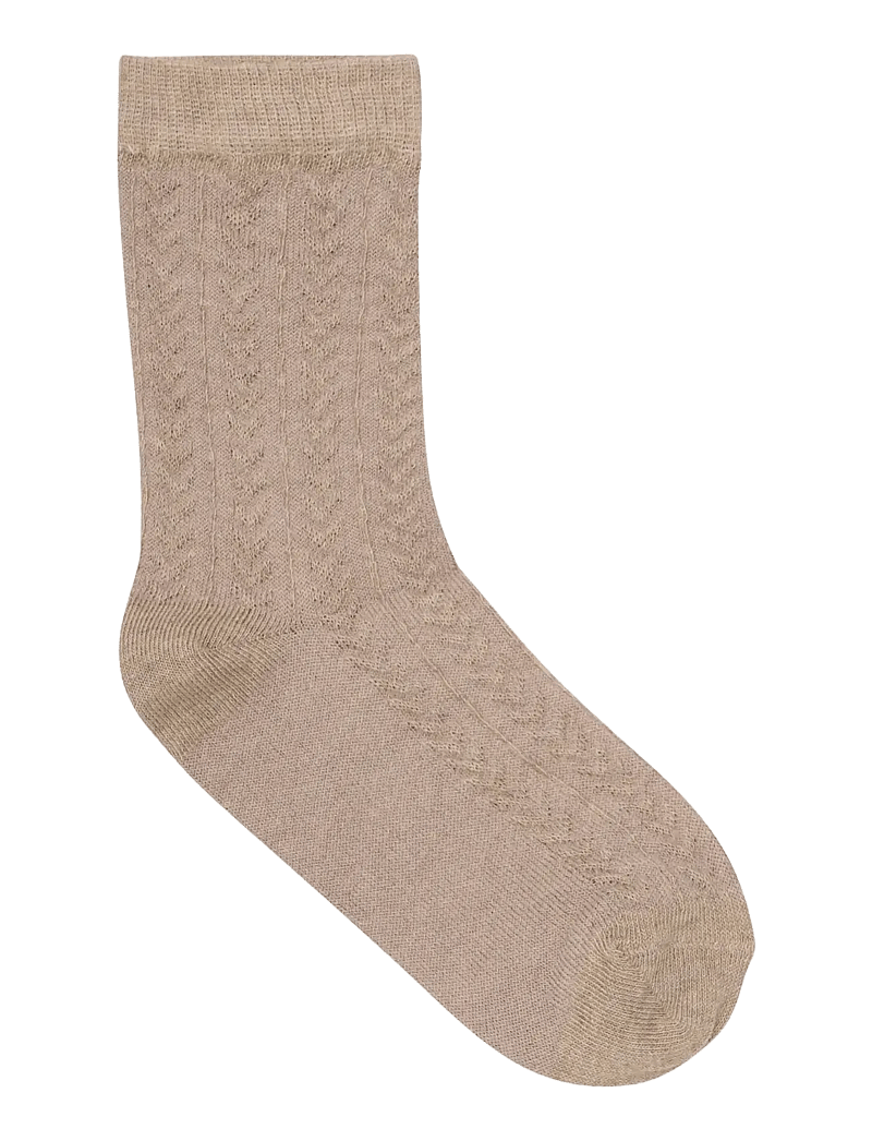 Minymo - Socks w. knit (5-pack) - sokker - red - 4