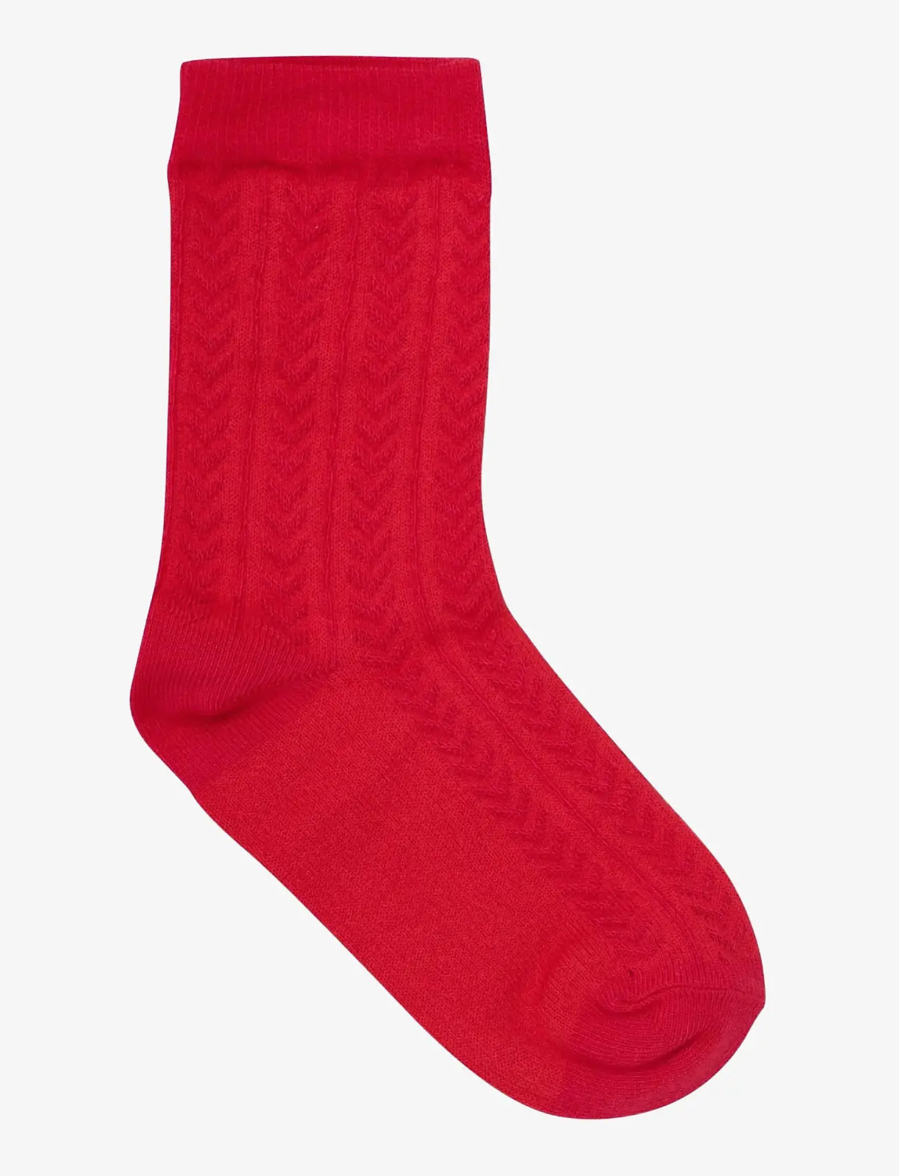 Minymo - Socks w. knit (5-pack) - die niedrigsten preise - red - 5