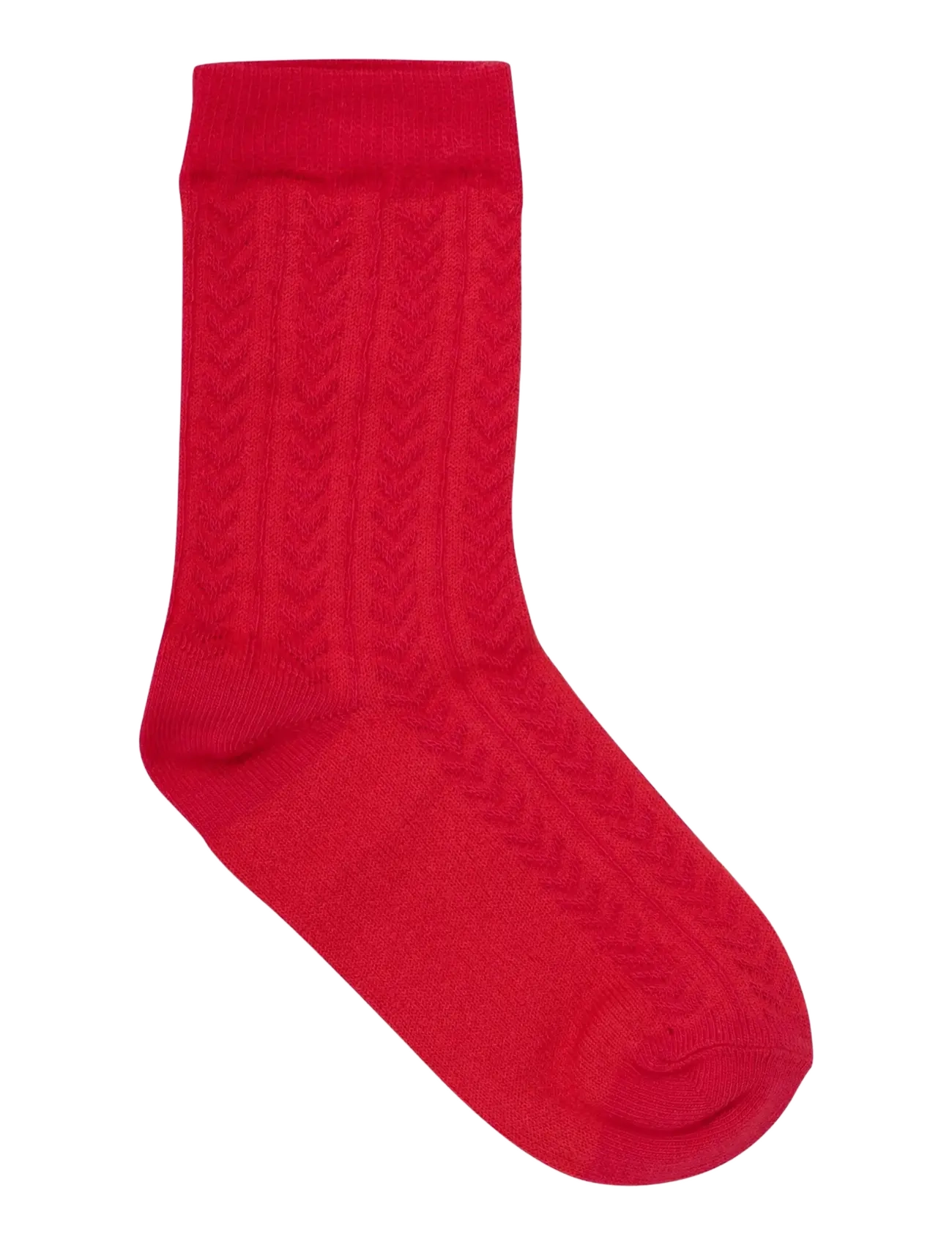 Minymo - Socks w. knit (5-pack) - socken & strumpfhosen - red - 5
