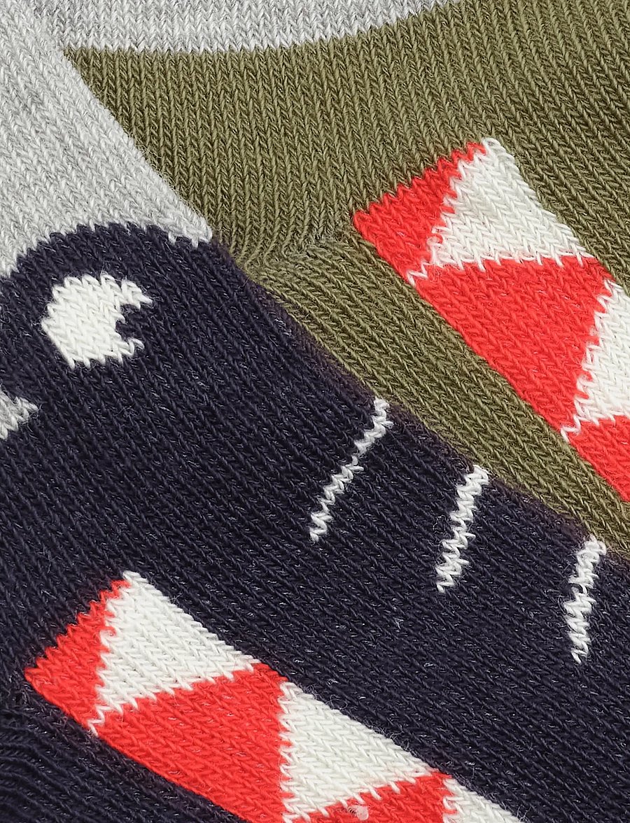 Minymo - Socks w. 3D Effect (2-pack) - strümpfe - dark navy - 3