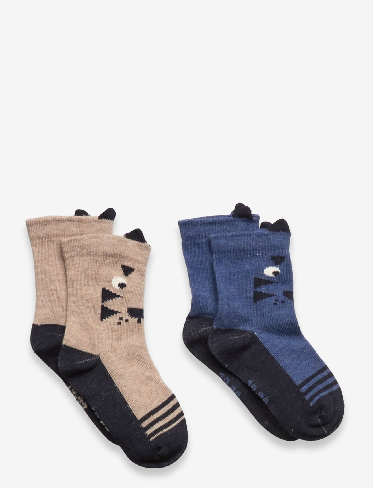 Minymo - Socks w. 3D Effect (2-pack) - strumpor - deep navy - 0