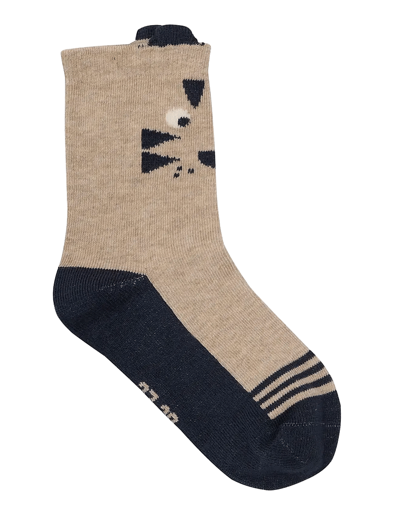 Minymo - Socks w. 3D Effect (2-pack) - strümpfe - deep navy - 2