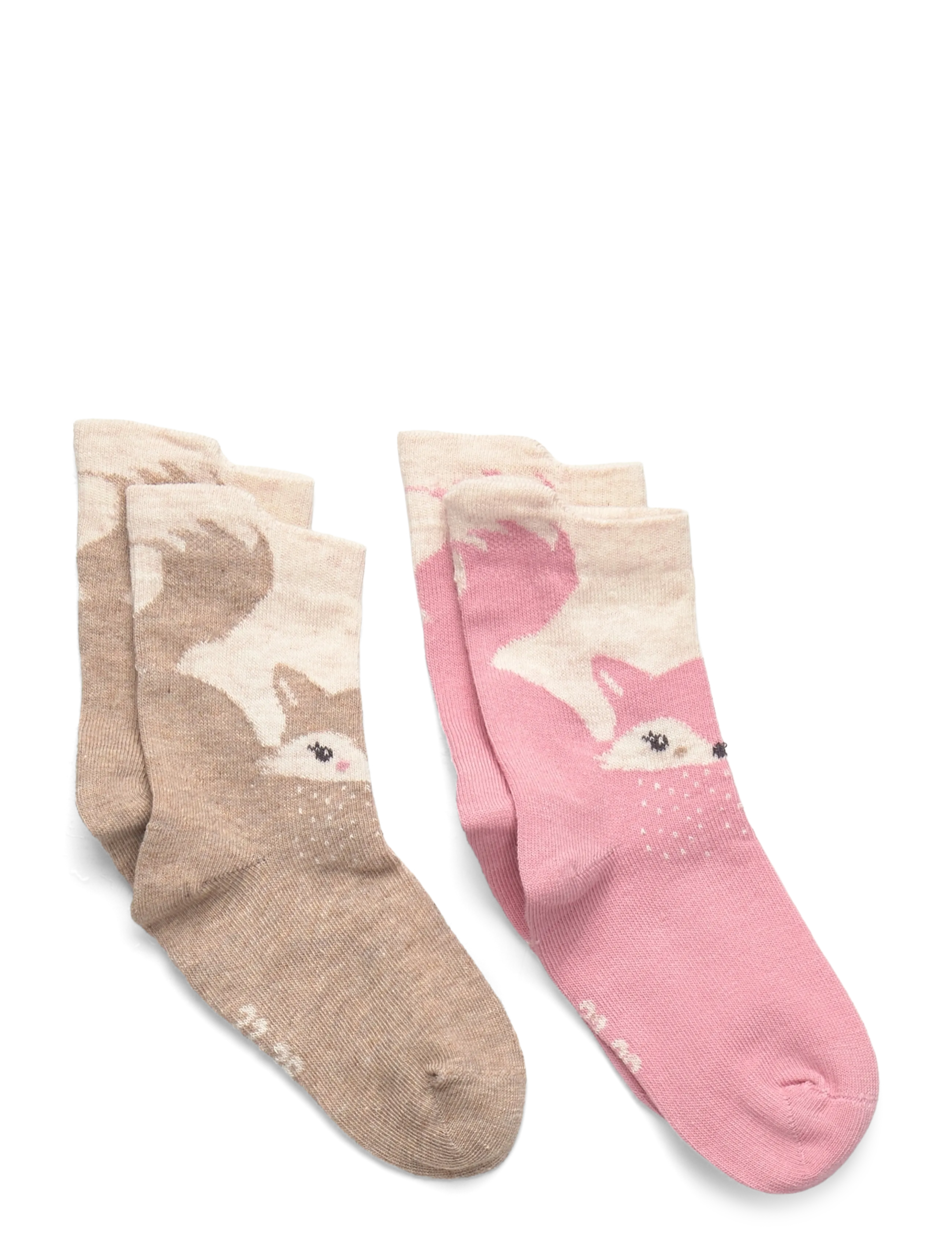 Minymo Socks W. 3D Effect (2-Pack), 23 , Multi/patterned, Sokker & Strømpebukser > Sokker, Børn
