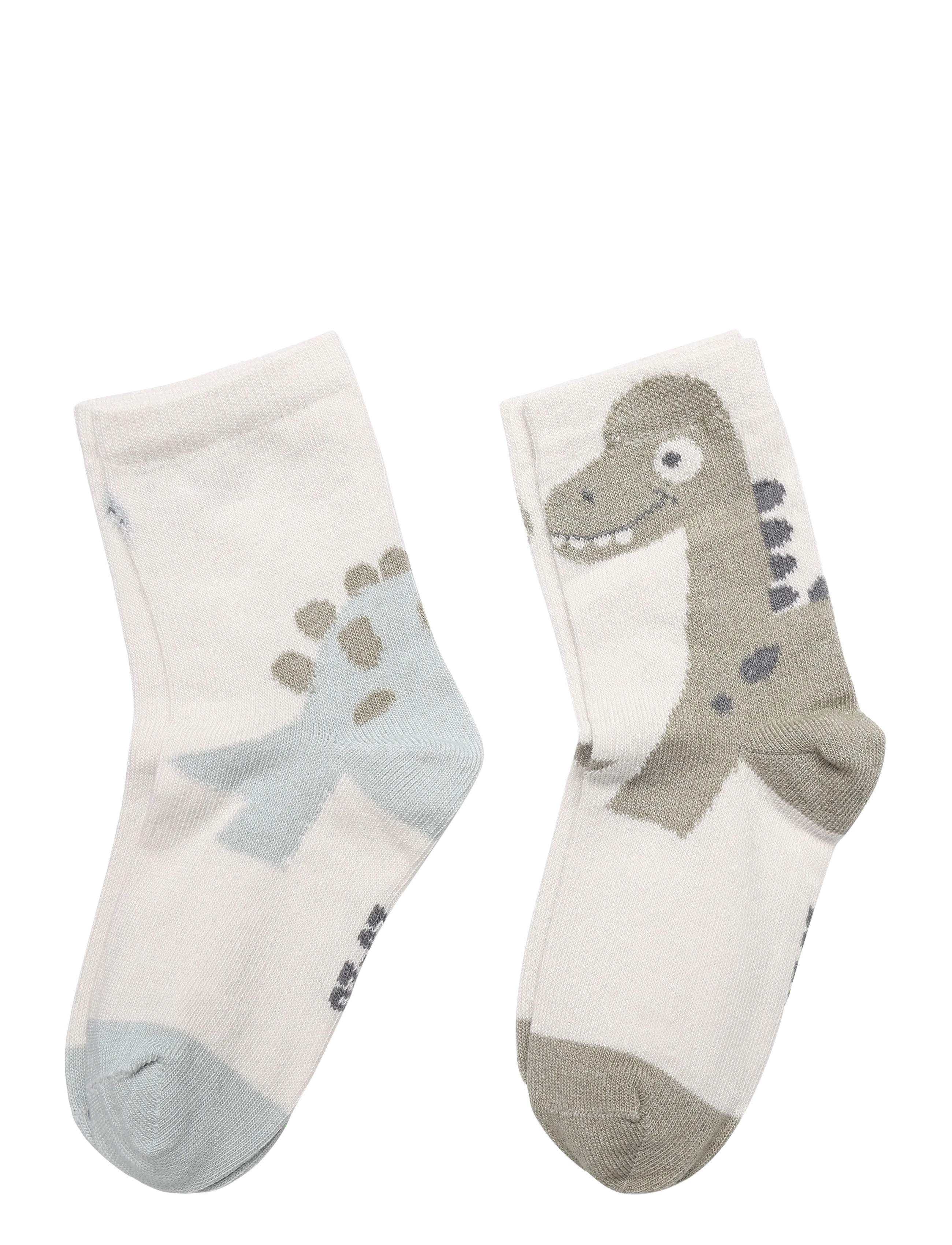 Minymo Socks w. 3D Effect (2-pack) - Minymo - WILLAM GRAY / grey