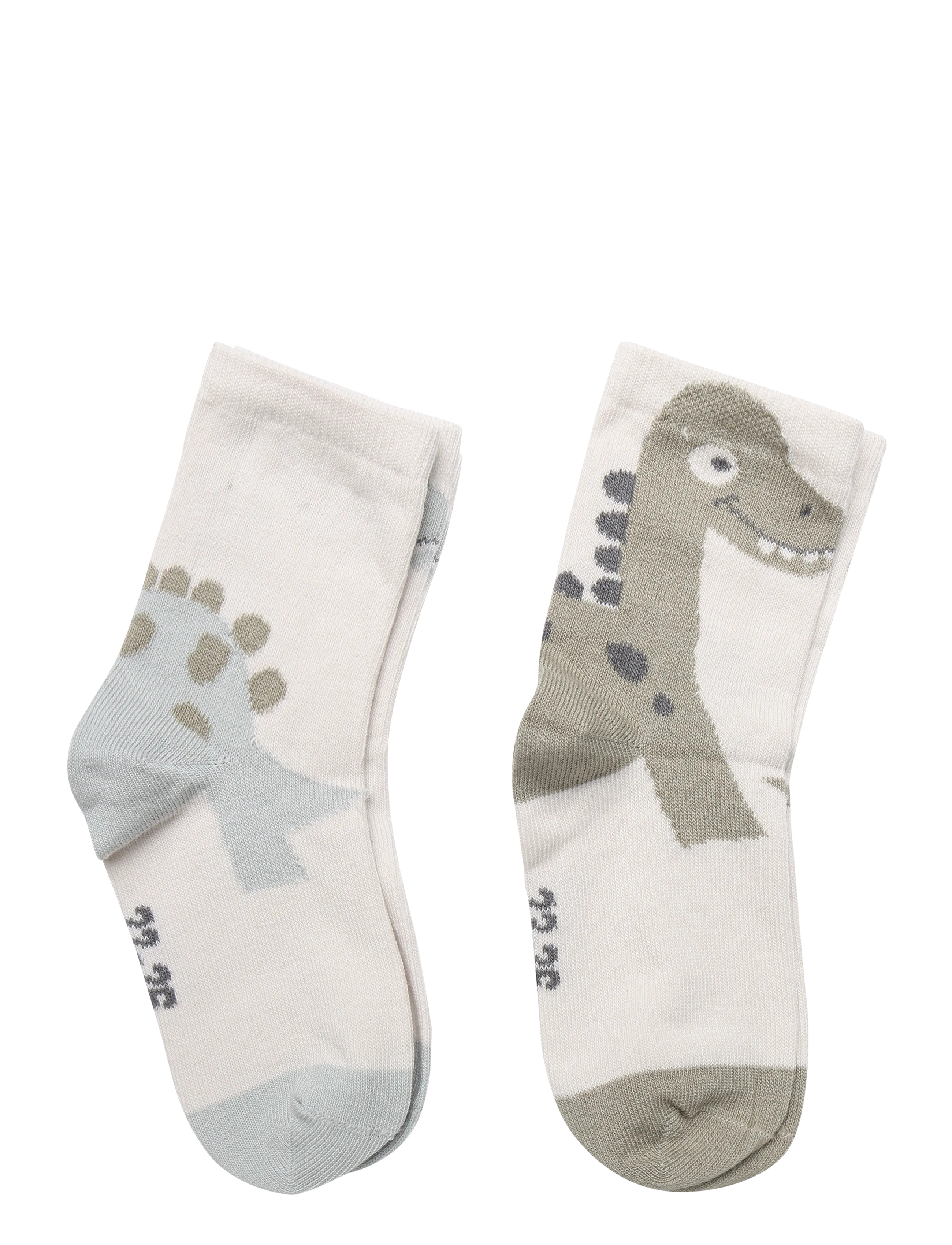 Minymo - Socks w. 3D Effect (2-pack) - strømper - willam gray - 1
