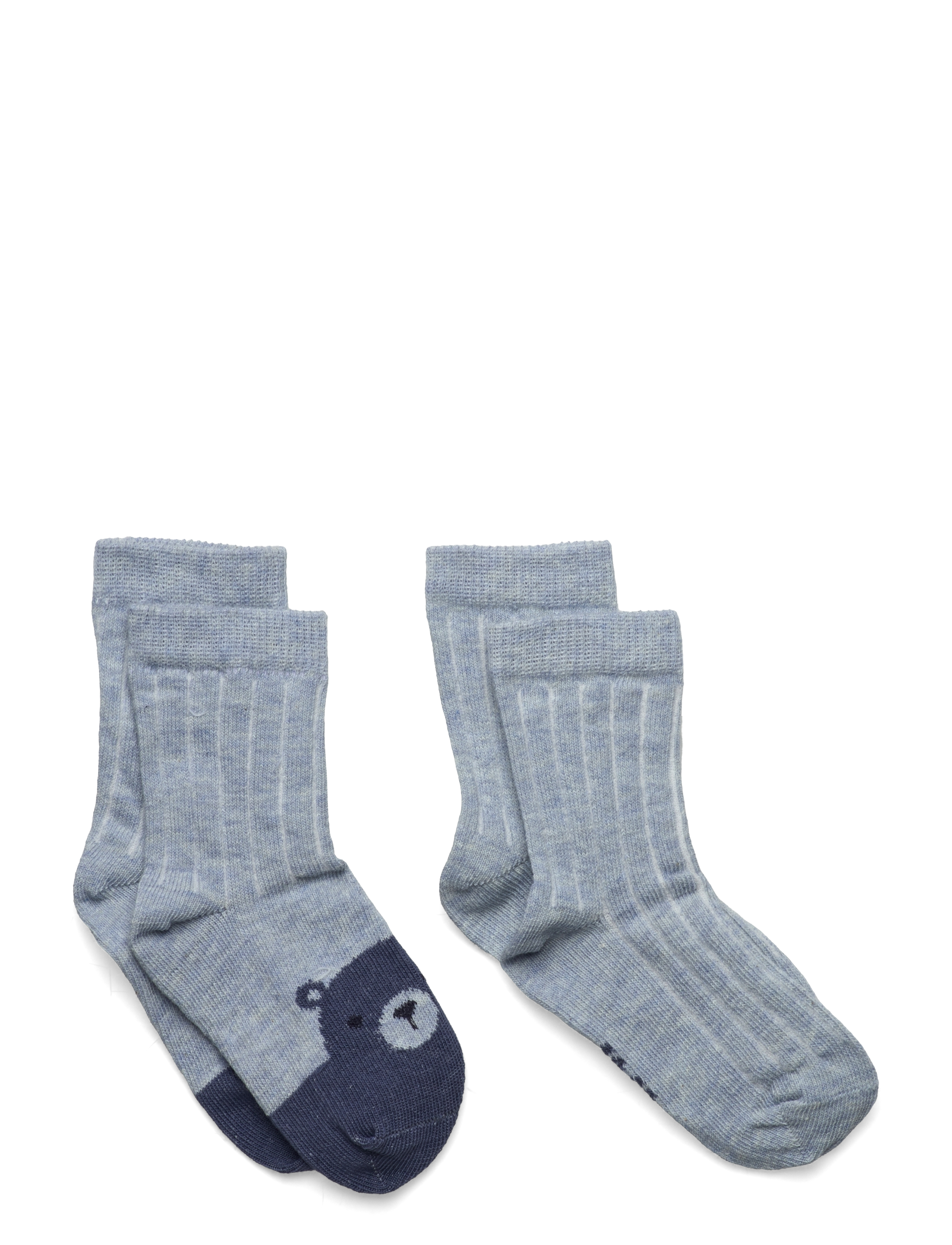 Minymo Baby Socks (2-pack) - Strumpor - WINTER SKY / blue