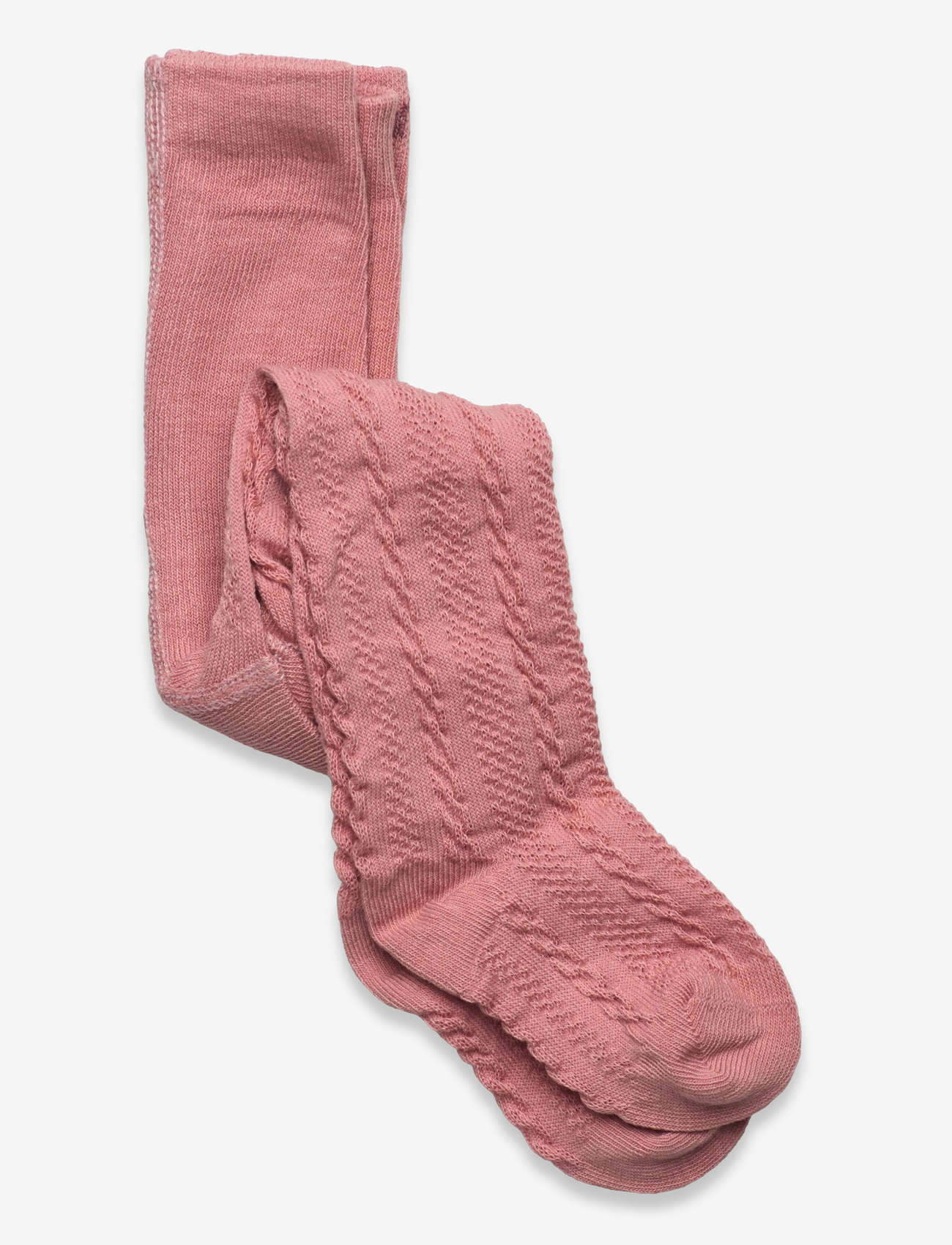 Minymo - Baby stocking w.effect on back - herbstliche kleidung - ash rose - 0