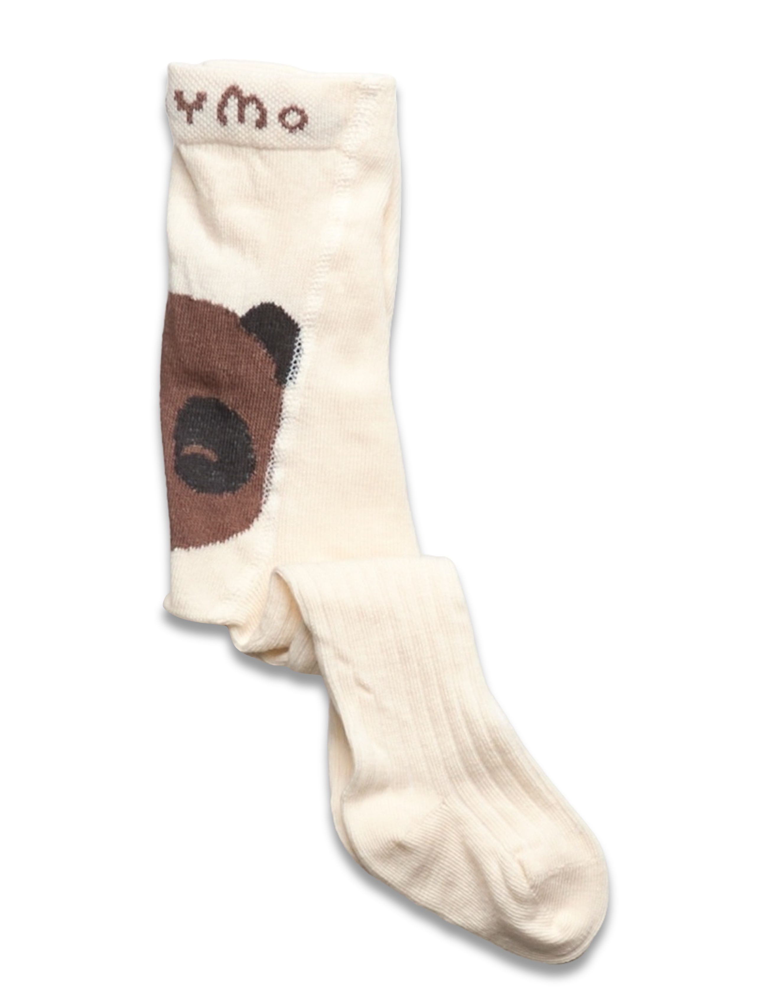 Minymo Baby Stocking W.effect On Back, 80\86, Cream, Sokker Og Strømpebukser > Strømpebukser, Børn
