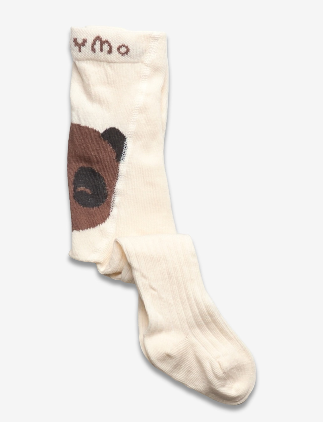 Minymo - Baby stocking w.effect on back - sukkpüksid - offwhite - 0