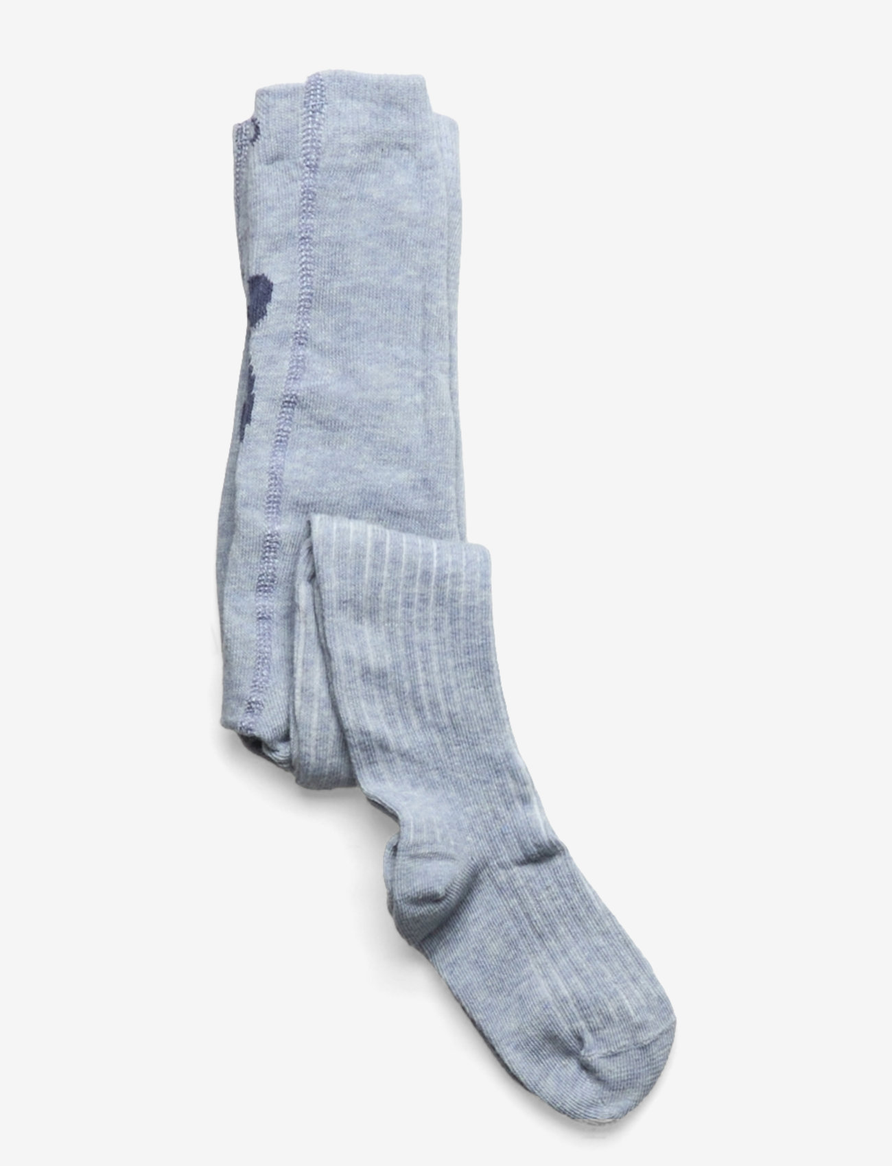 Minymo - Baby stocking w.effect on back - strømpebukser - winter sky - 0