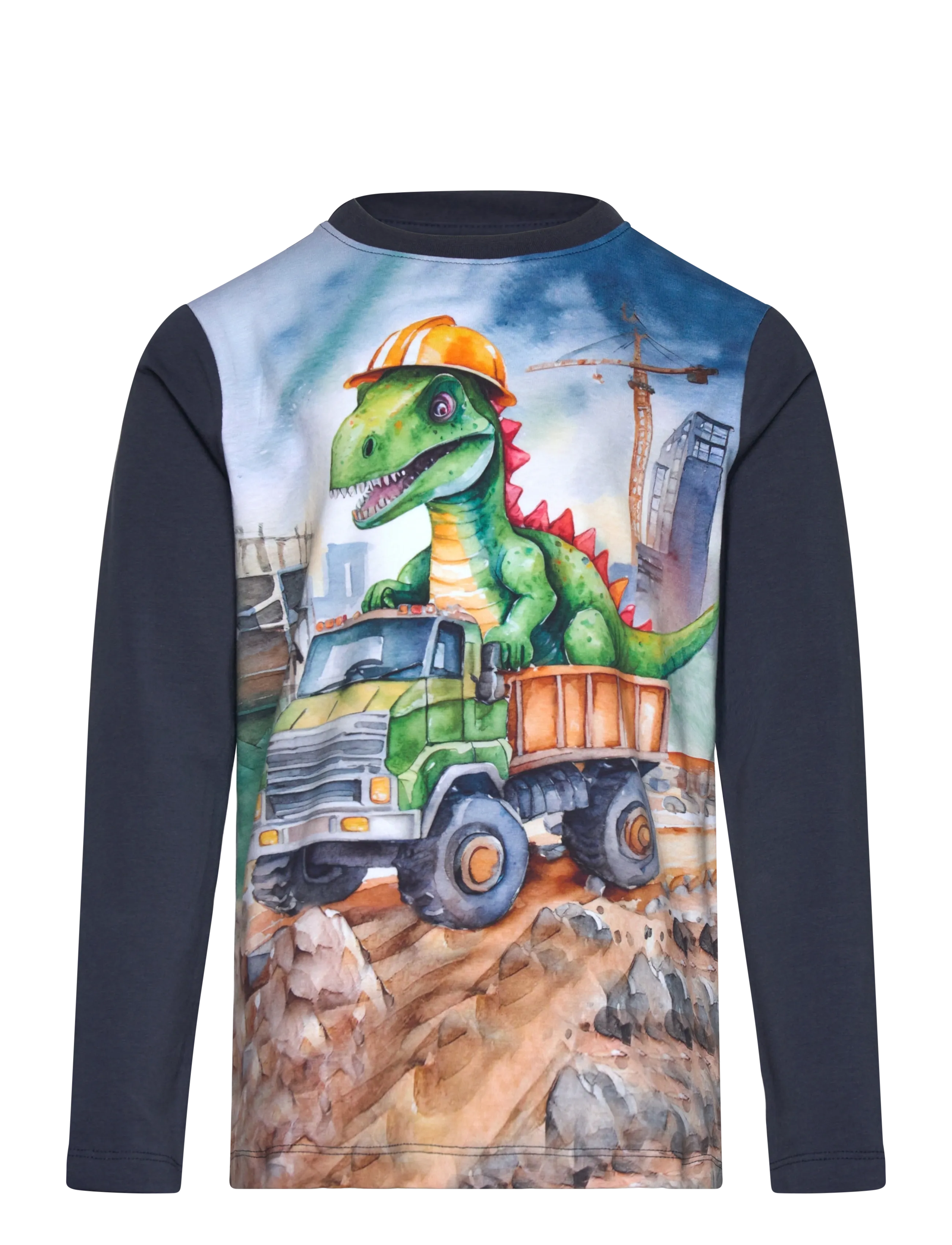Minymo T-Shirt Ls, 86, Navy, T-Shirts > Langærmede T-shirts, Børn
