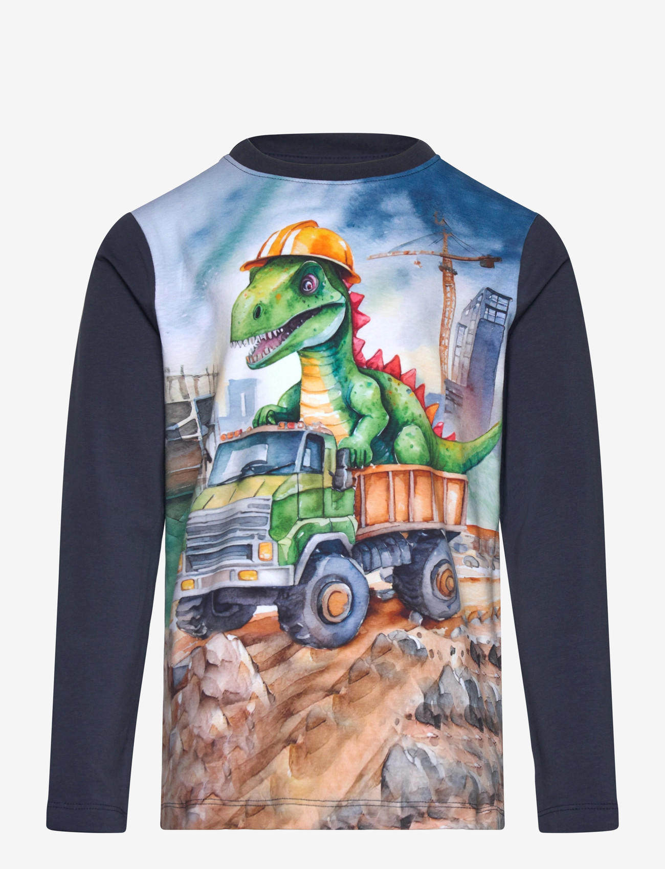 Minymo - T-shirt LS - pikkade varrukatega t-särgid - blue nights - 0