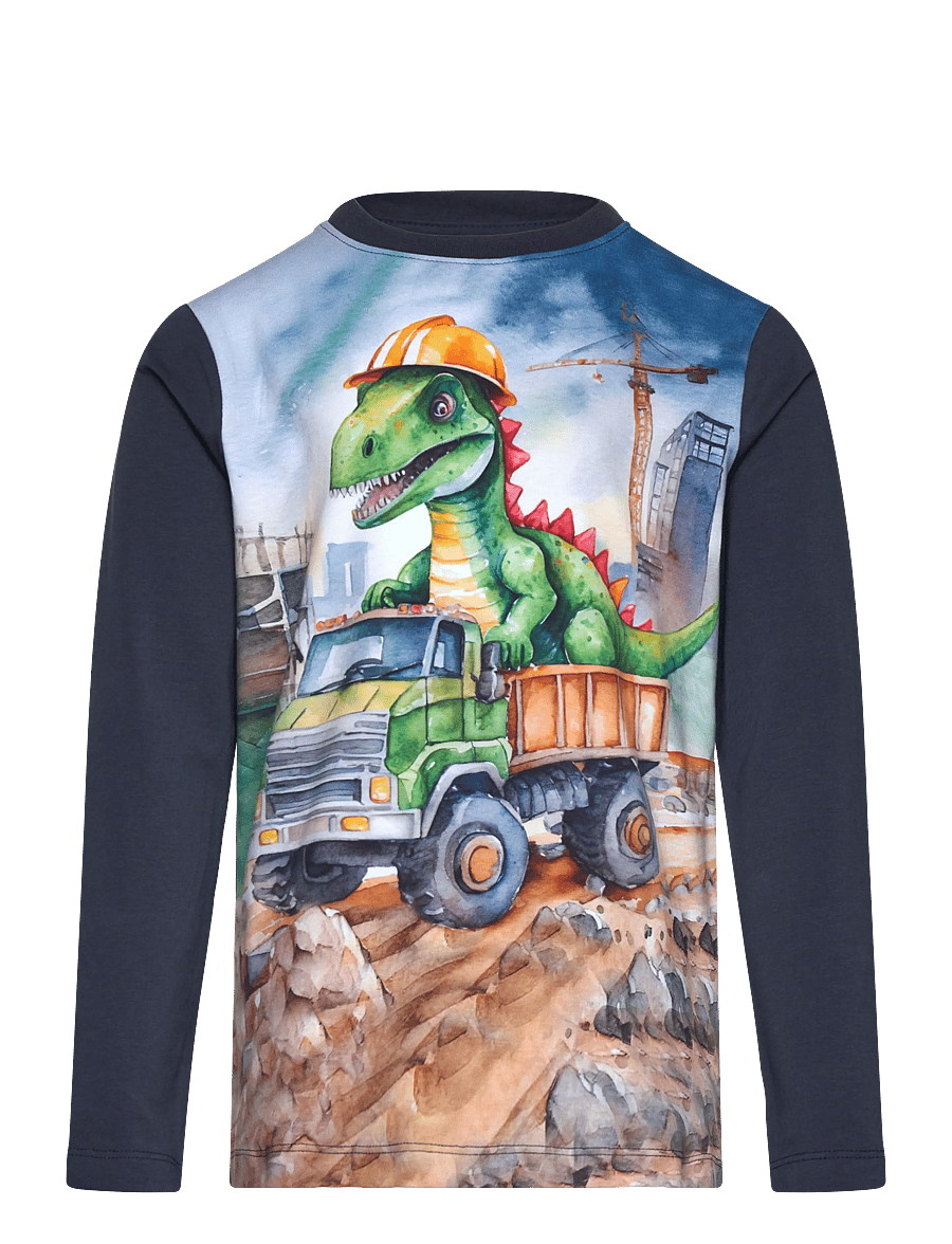 Minymo - T-shirt LS - langärmelig - blue nights - 0