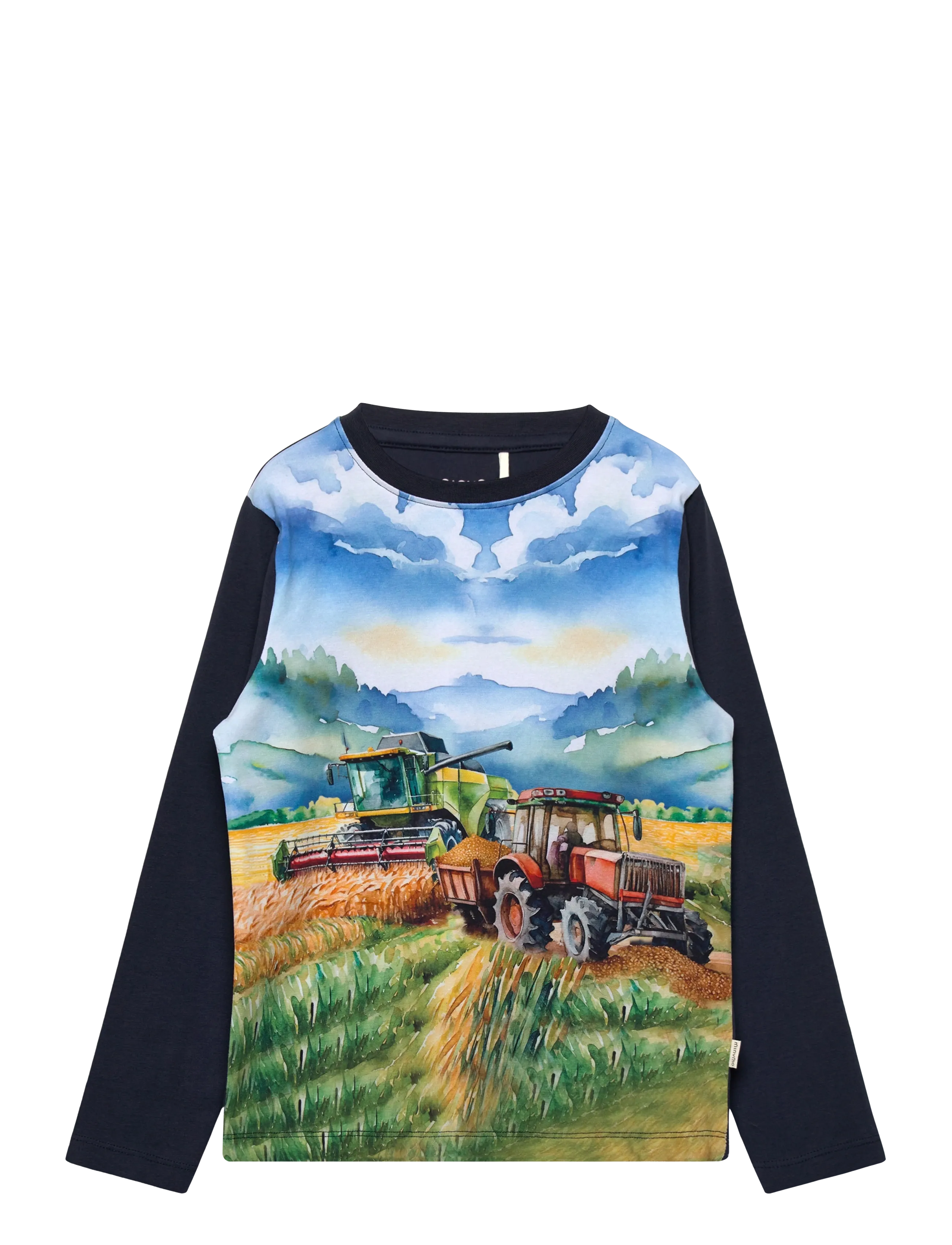 Minymo T-shirt LS - Overdele - BLUE NIGHTS / navy