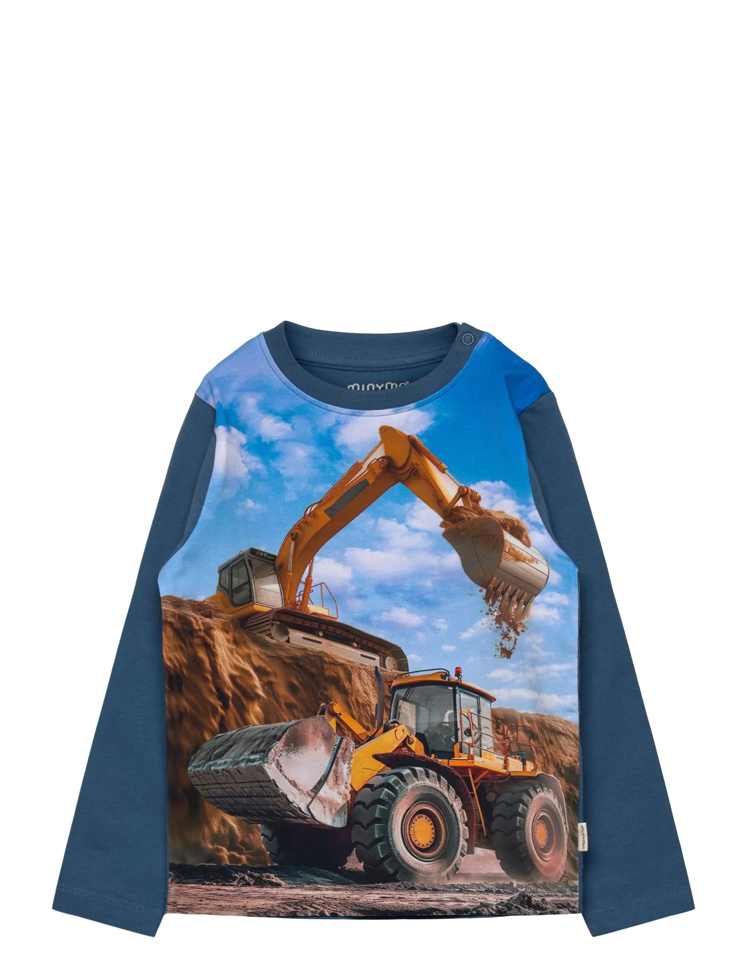 Minymo T-Shirt Ls, 92, Navy, T-Shirts > Langærmede T-shirts, Børn