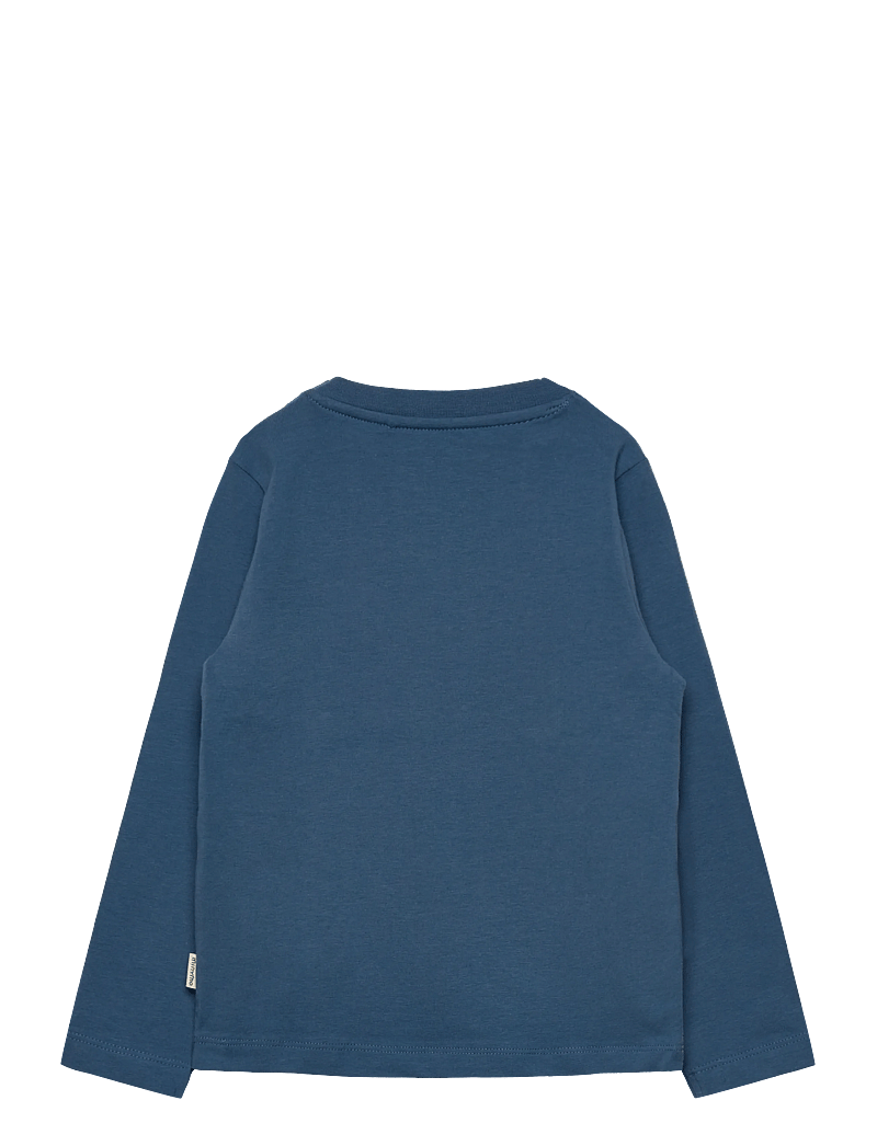 Minymo - T-shirt LS - long-sleeved t-shirts - stellar - 1