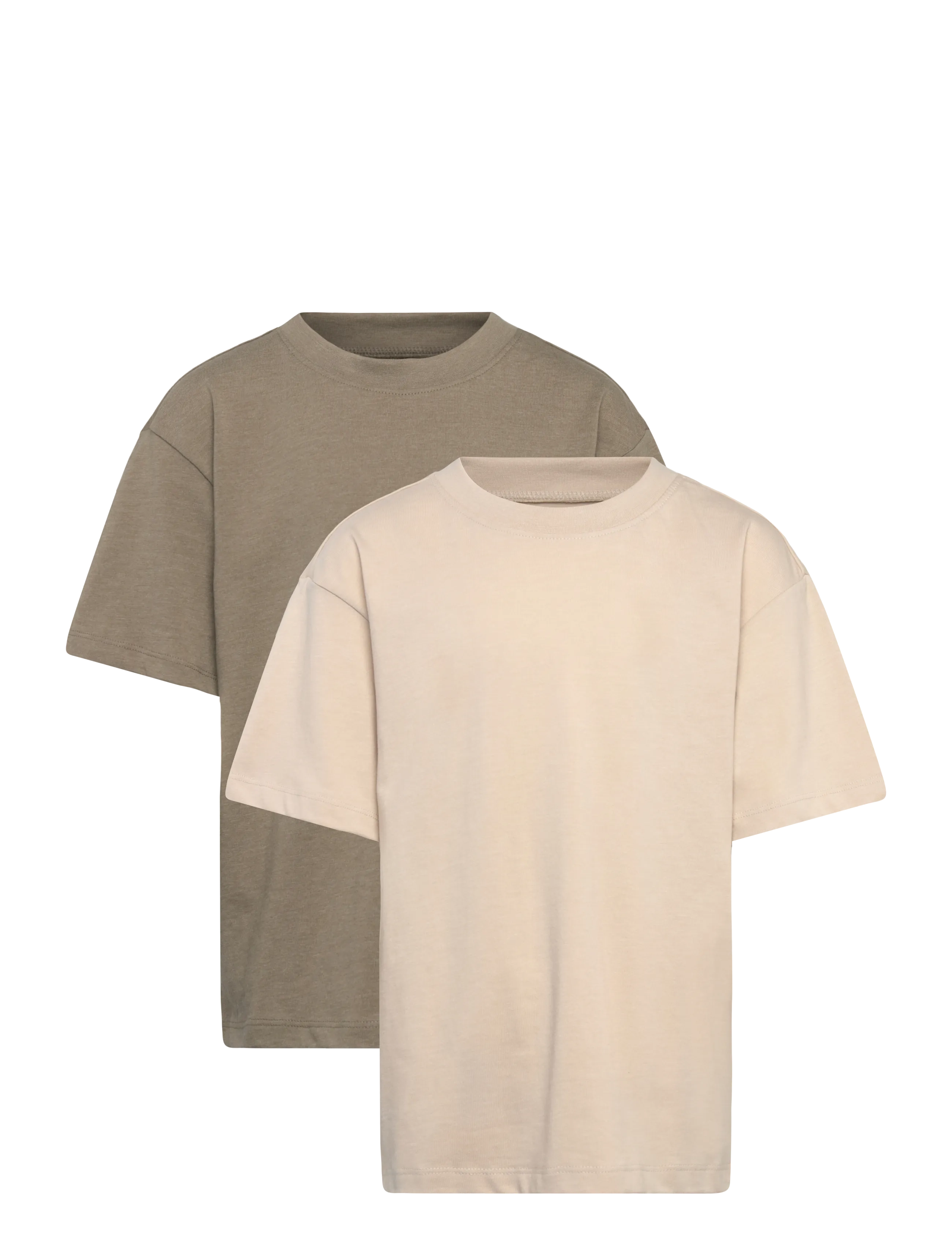 Minymo T-shirt SS Loose Fit (2-pack) - 4 for 3 - VETIVER / multi