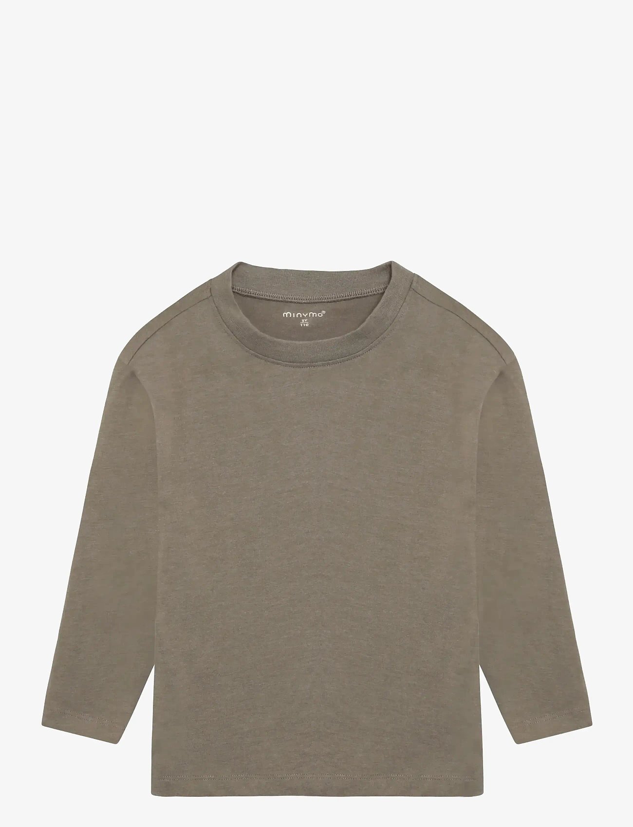 Minymo - T-shirt LS Loose Fit (2-pack) - langærmede t-shirts - vetiver - 2