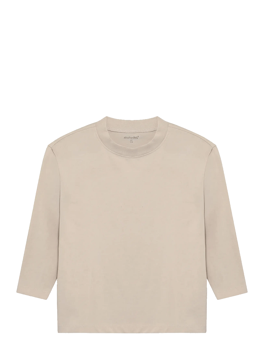 Minymo - T-shirt LS Loose Fit (2-pack) - långärmade t-shirts - vetiver - 3