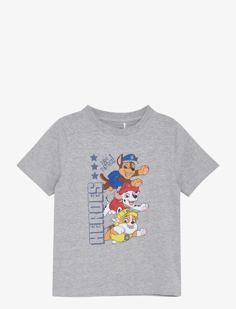 Minymo - T-shirt SS - kortærmede t-shirts - grey melange - 0