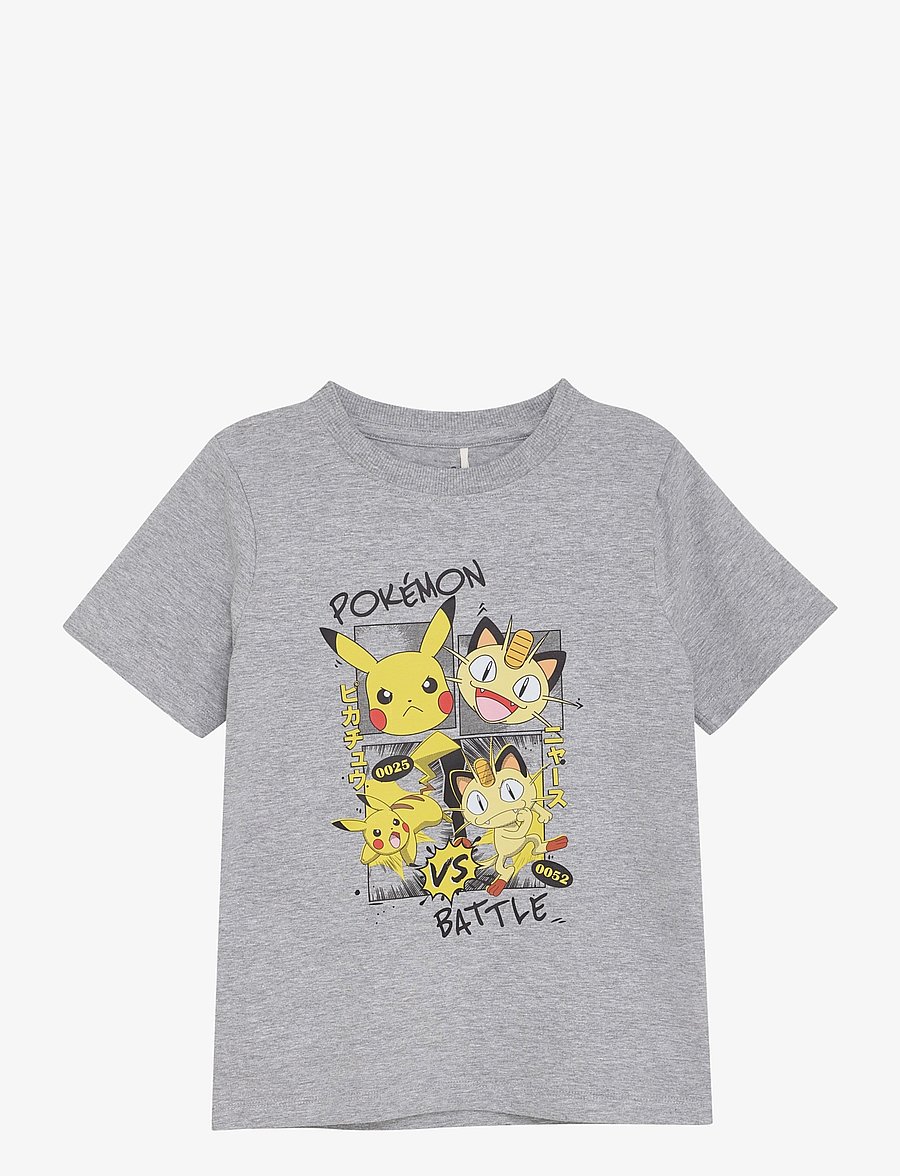Minymo - T-shirt SS - t-shirts à manches courtes - grey melange - 0