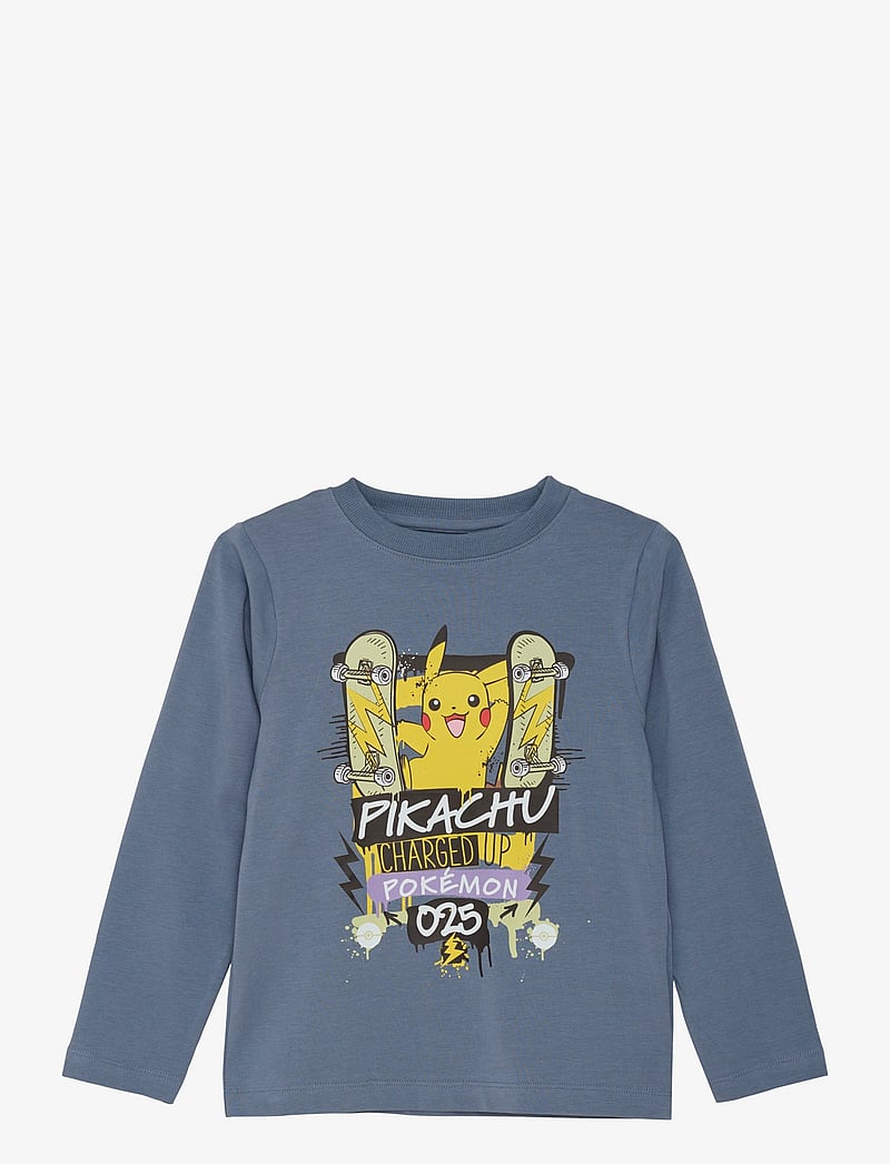 Minymo - T-shirt LS - long-sleeved t-shirts - flint stone - 0