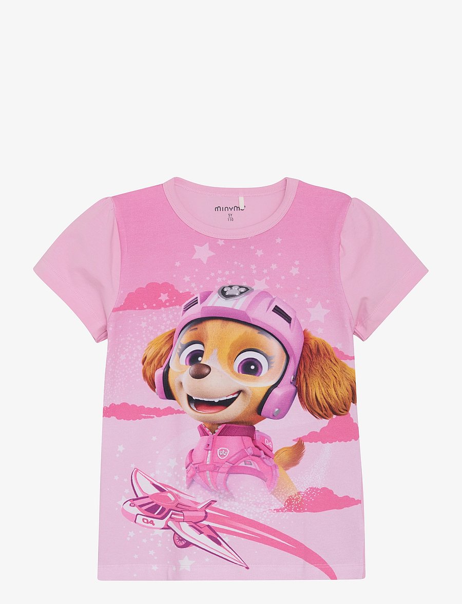 Minymo - T-shirt SS - stutterma bolir - light rose - 0