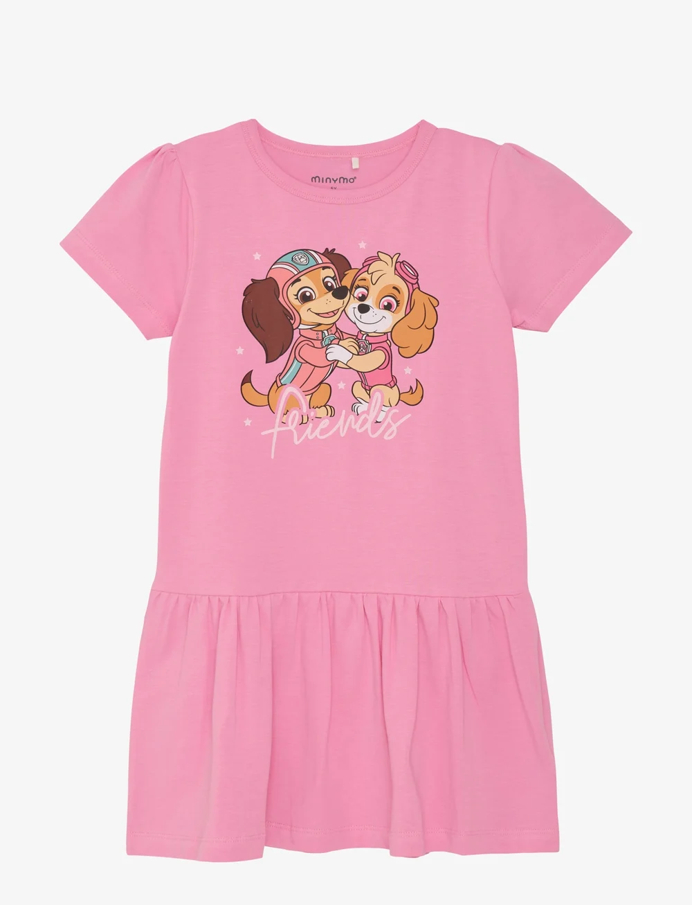 Minymo - Dress SS - kortärmade vardagsklänningar - rosebloom - 0