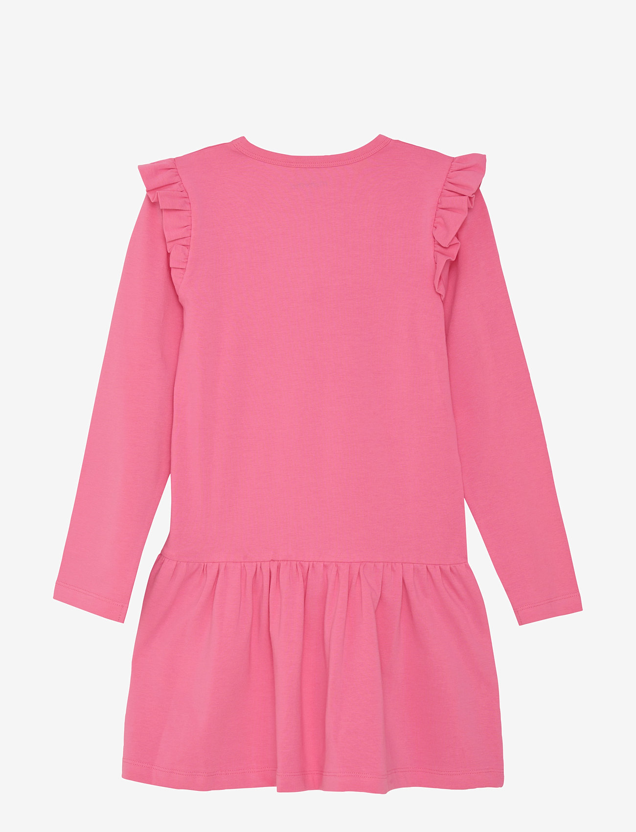 Minymo - Dress LS - pikkade varrukatega vabaaja kleidid - azalea pink - 1