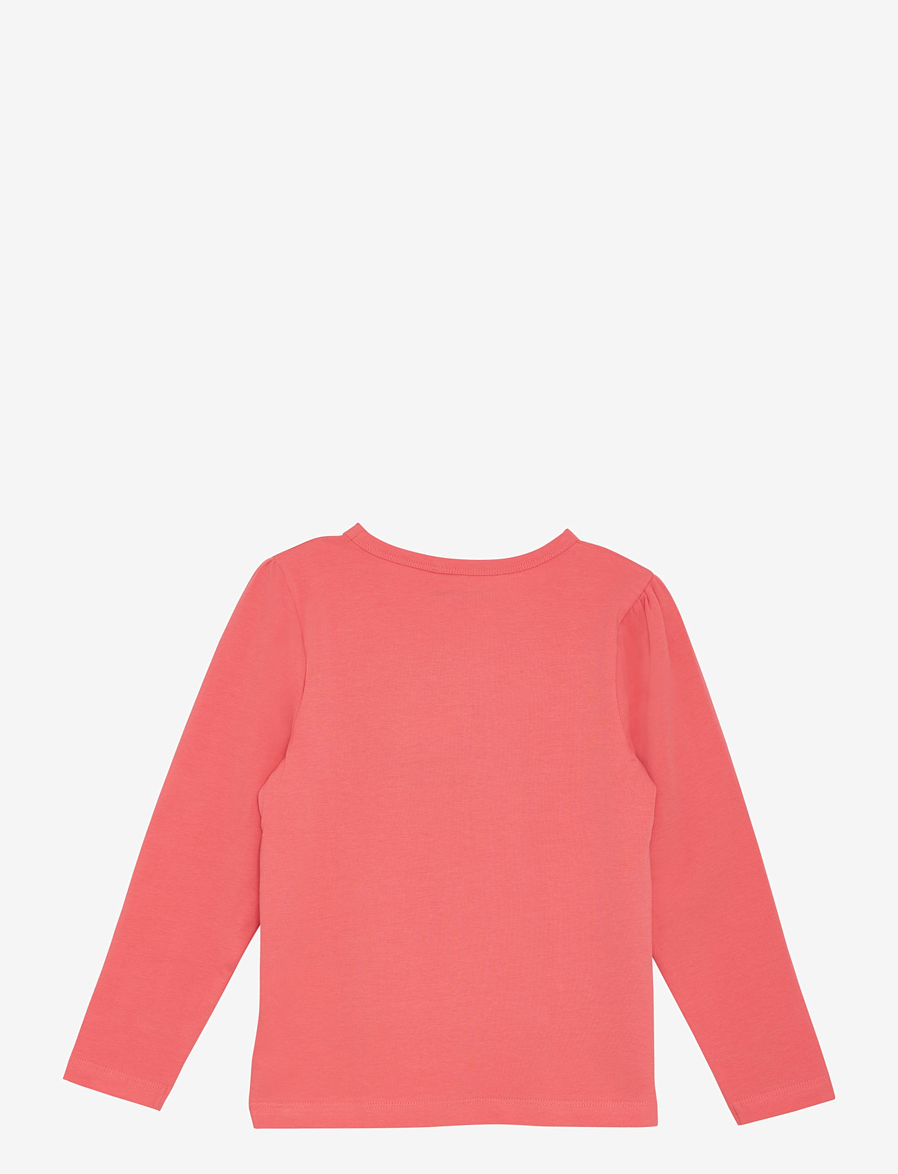 Minymo - T-shirt LS - efterårstøj - calypso coral - 1