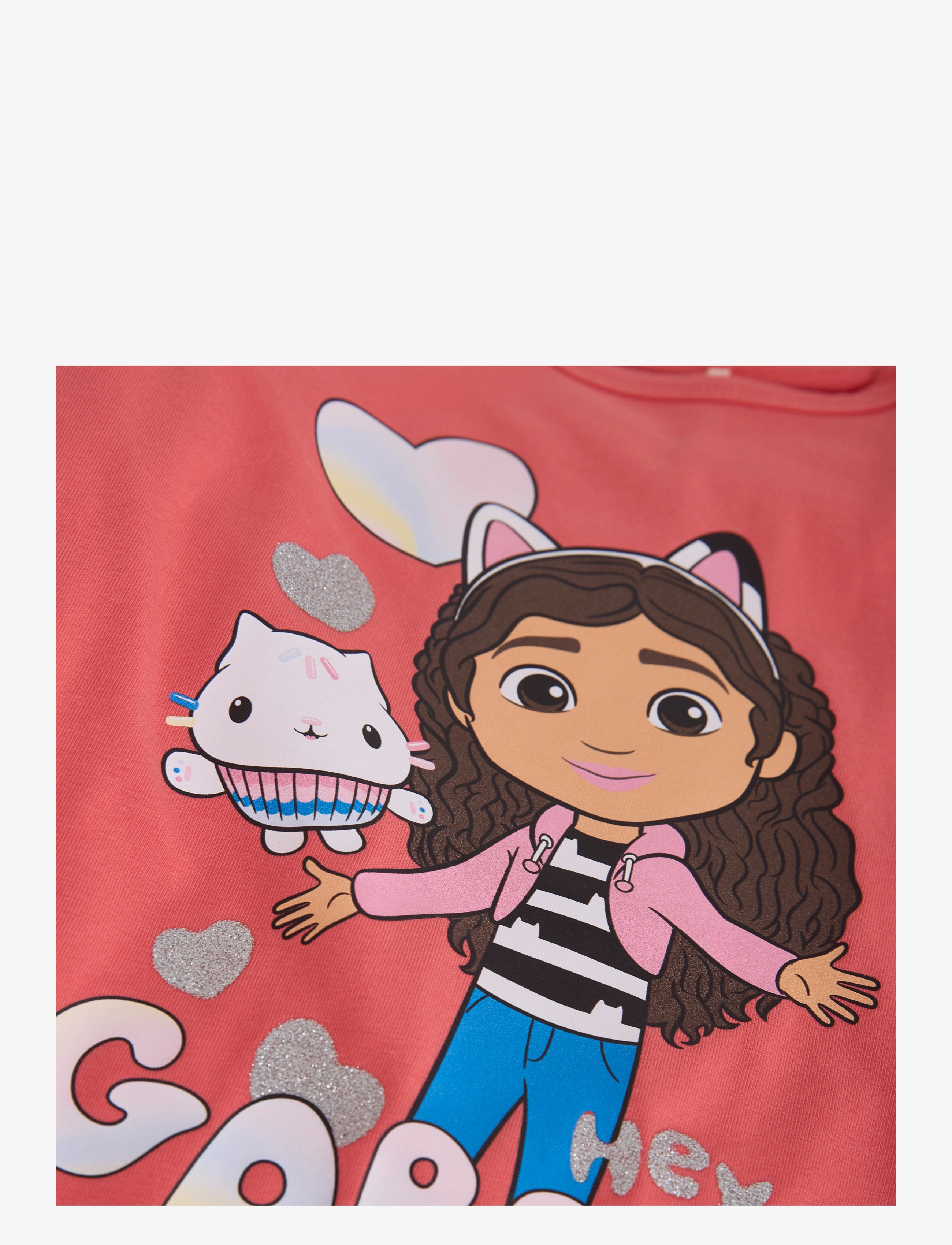 Minymo - T-shirt LS - calypso coral - 2