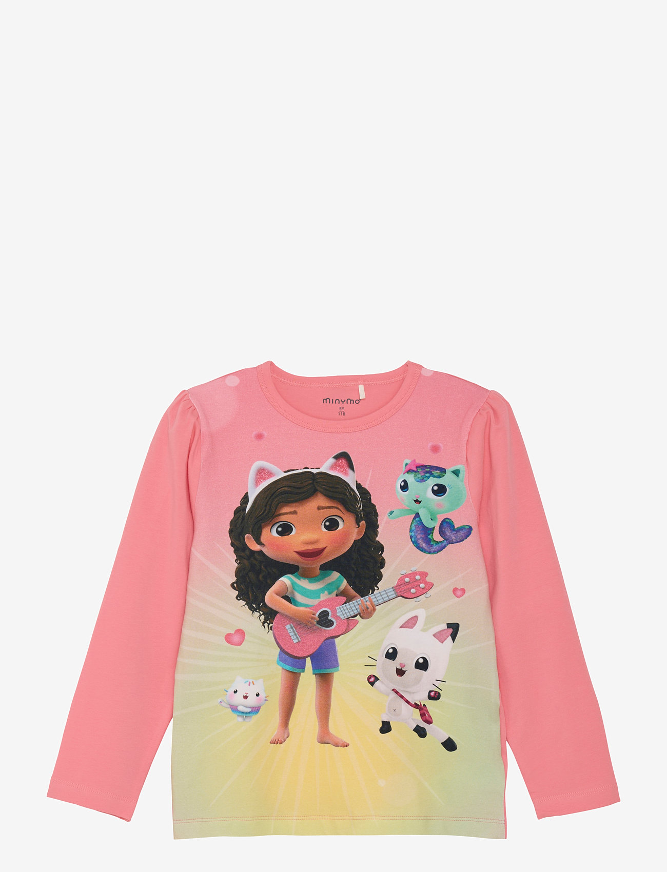 Minymo - T-shirt LS - strawberry pink - 0