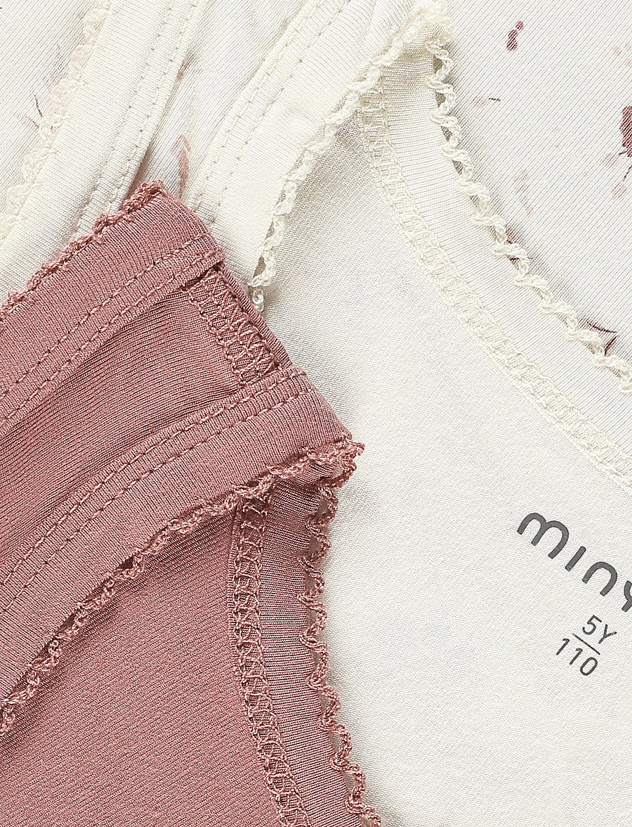 Minymo - Undershirt 2-pack - oberteile - peach whip - 4